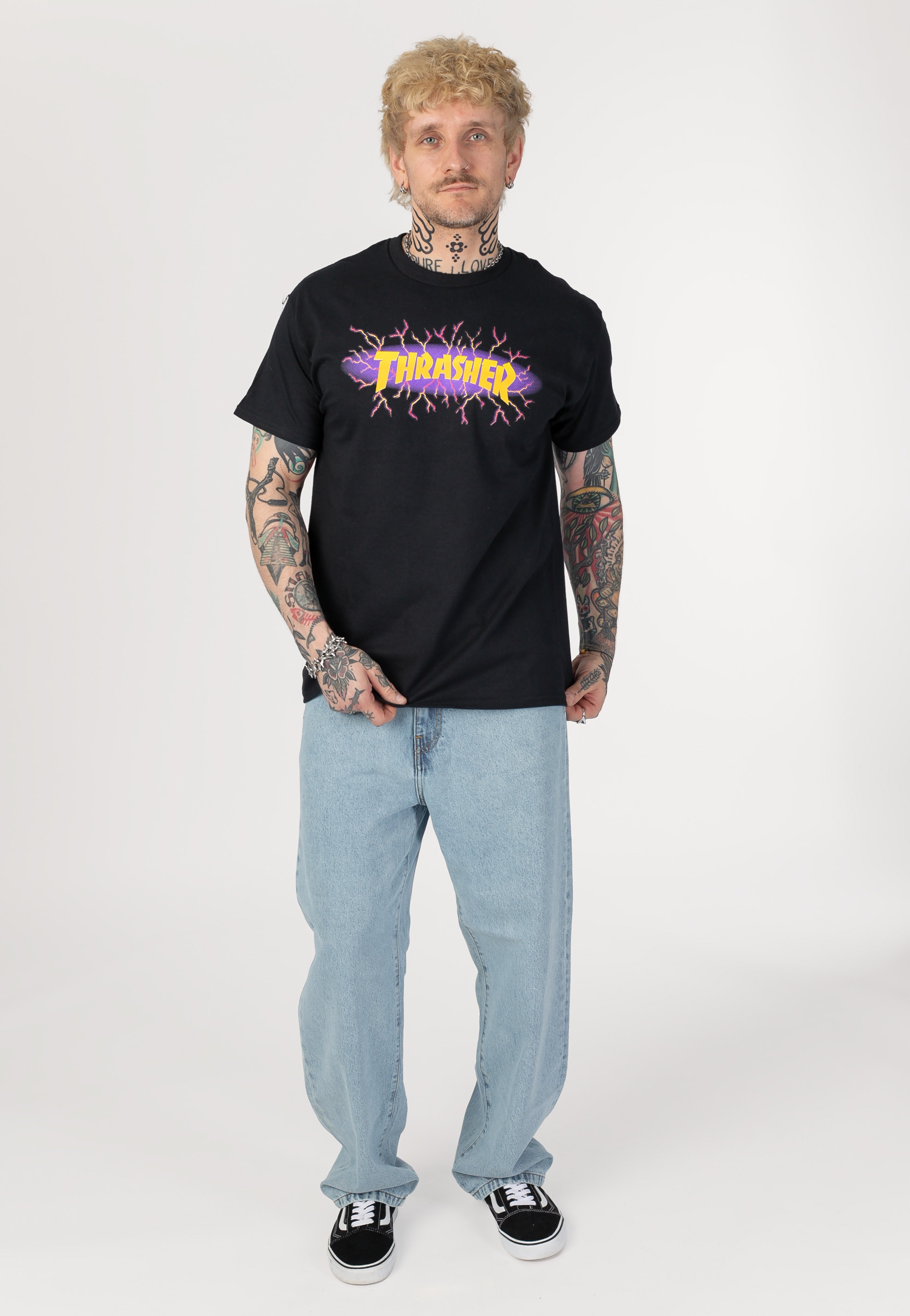 Thrasher - Lightning Black - T-Shirt | Men-Image