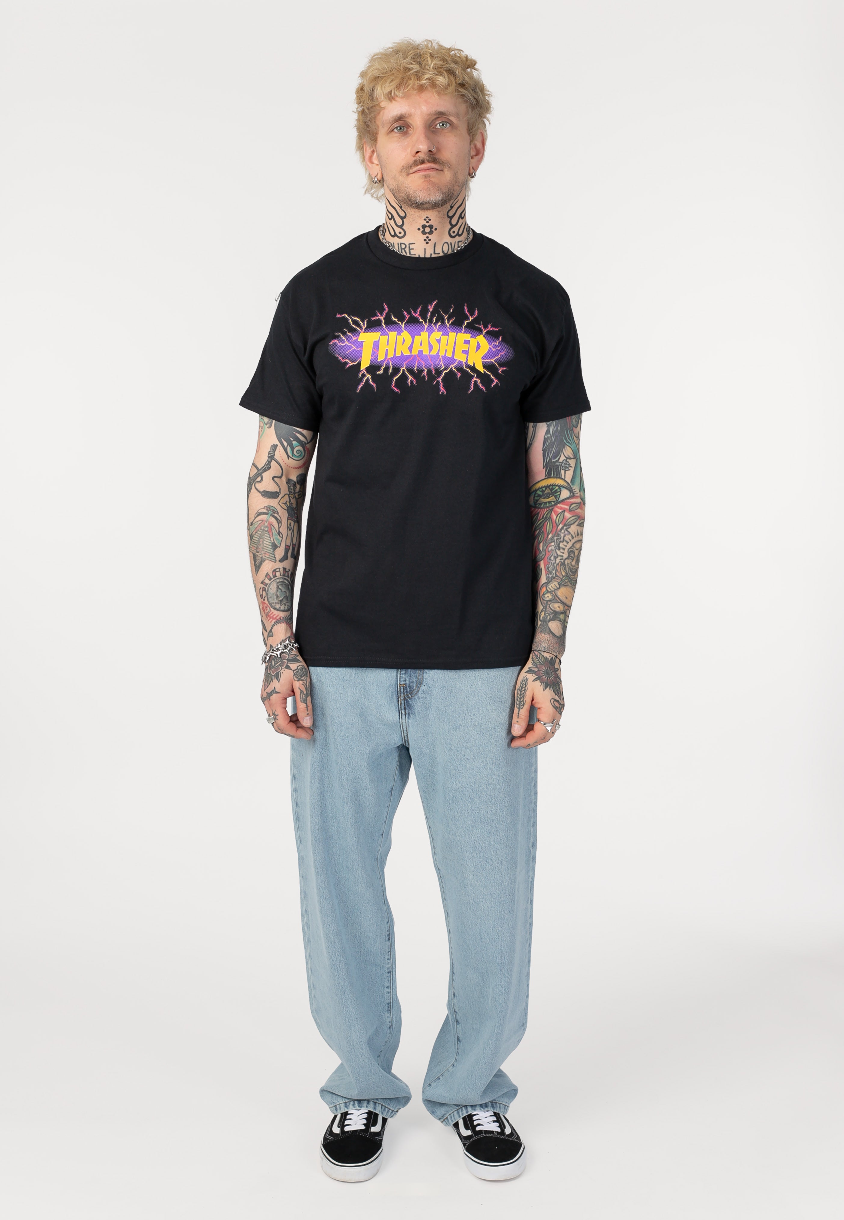 Thrasher - Lightning Black - T-Shirt | Men-Image