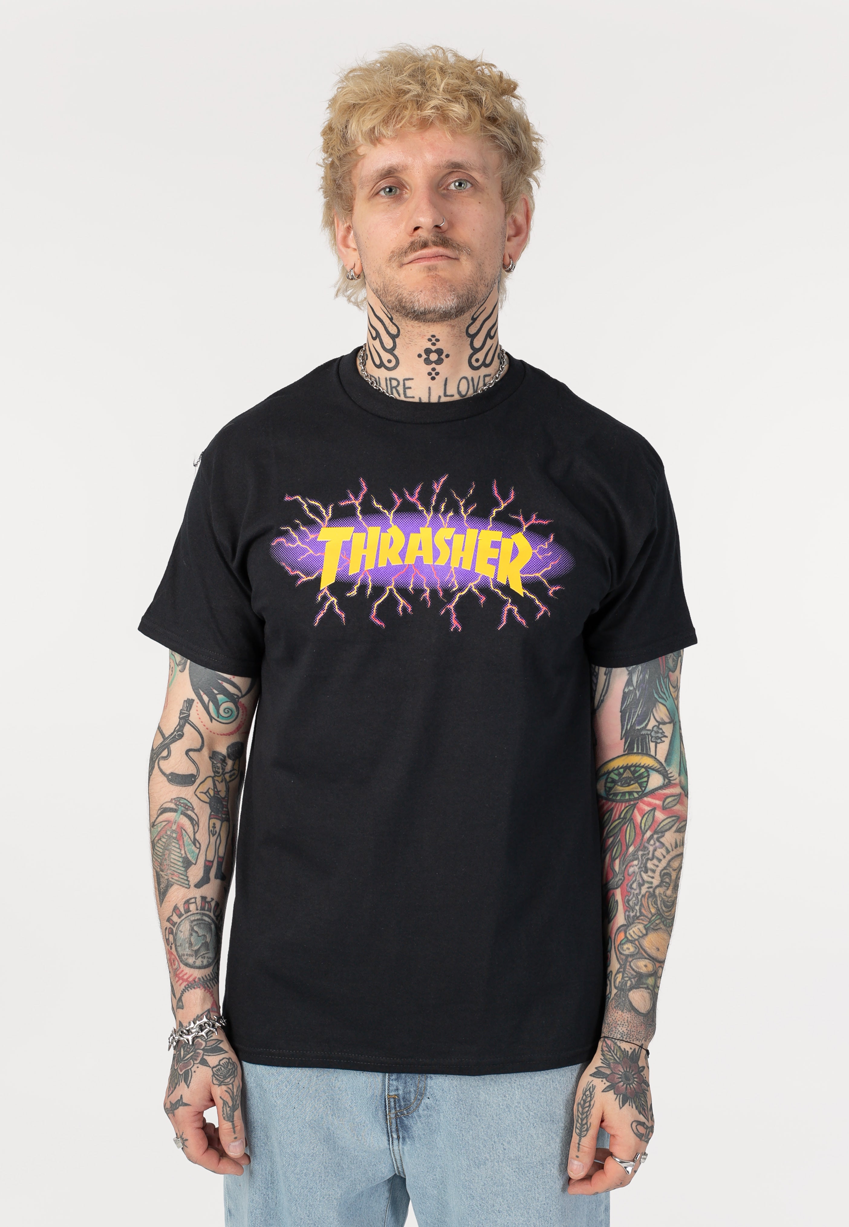 Thrasher - Lightning Black - T-Shirt | Men-Image