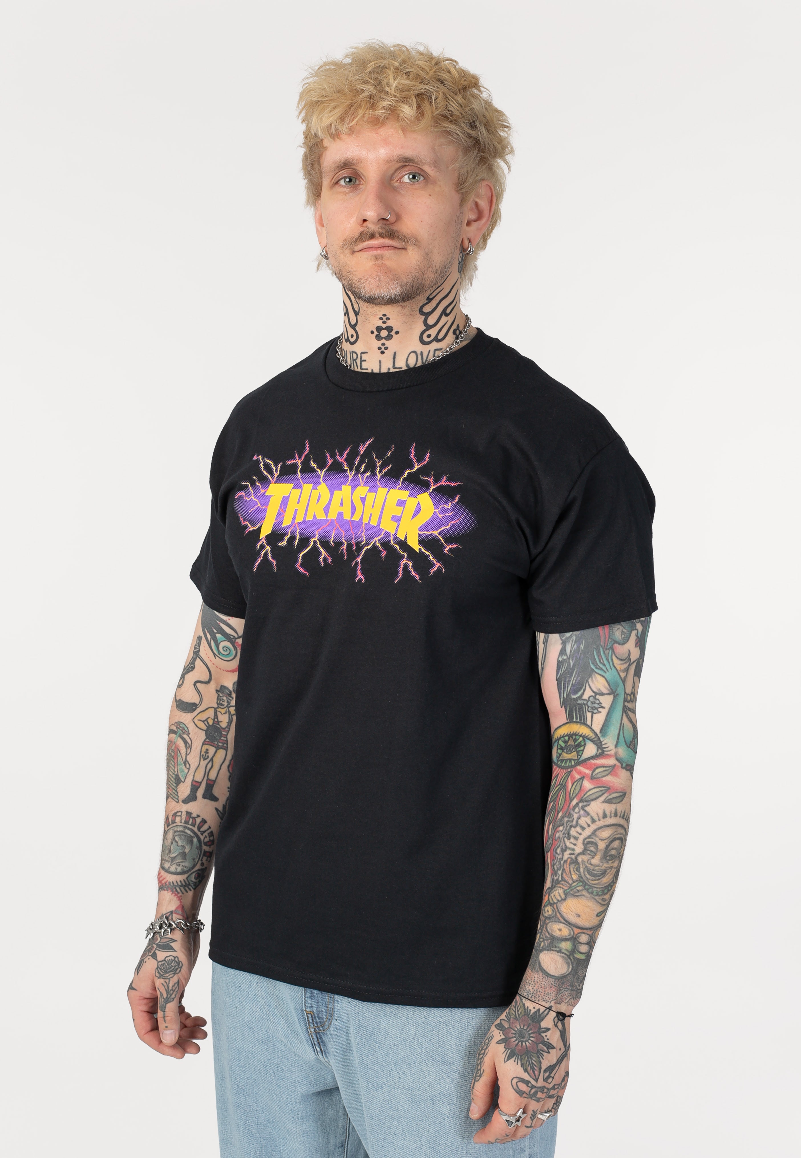 Thrasher - Lightning Black - T-Shirt | Men-Image