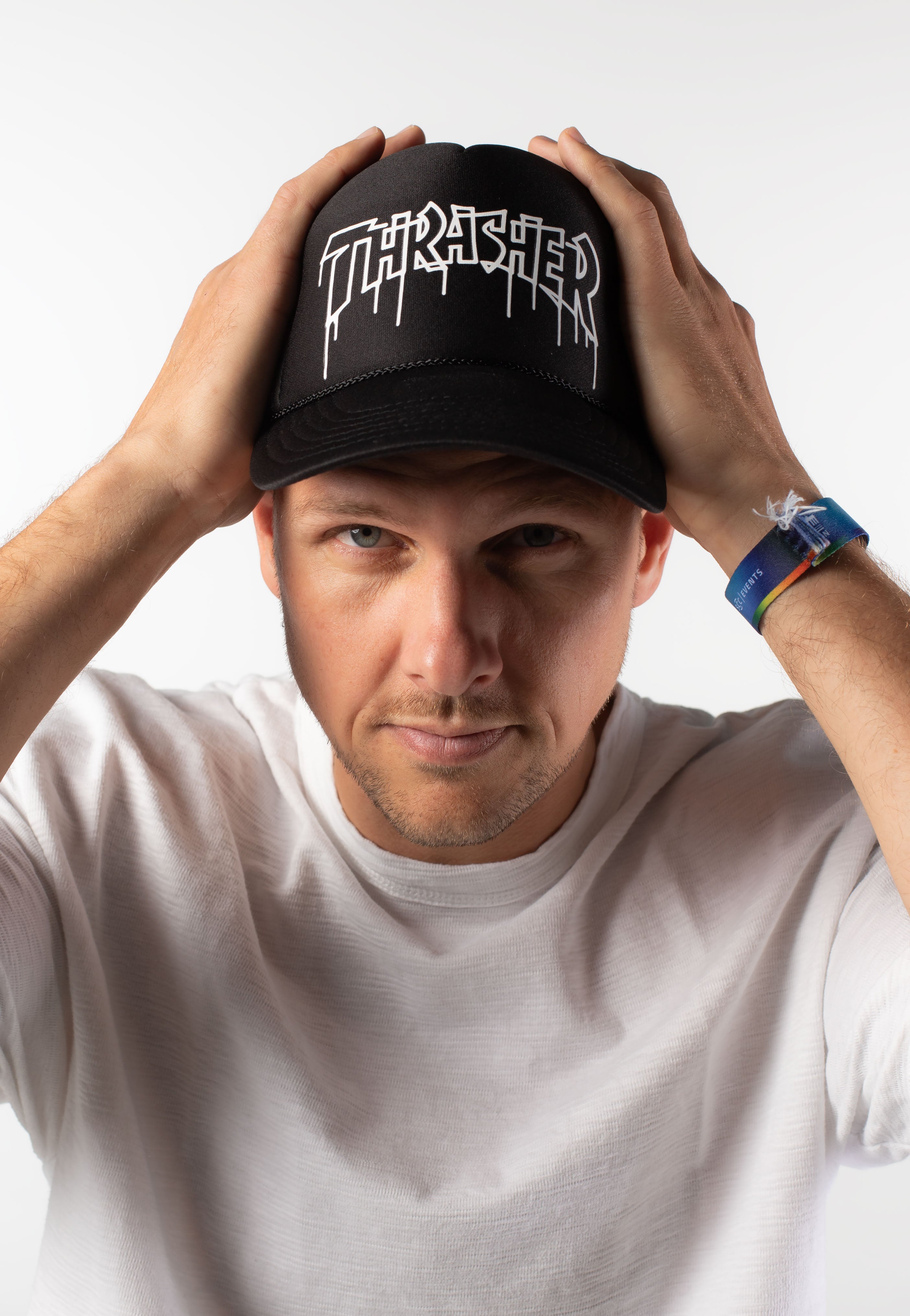 Thrasher - One-Liner Black/Black - Cap | Neutral-Image