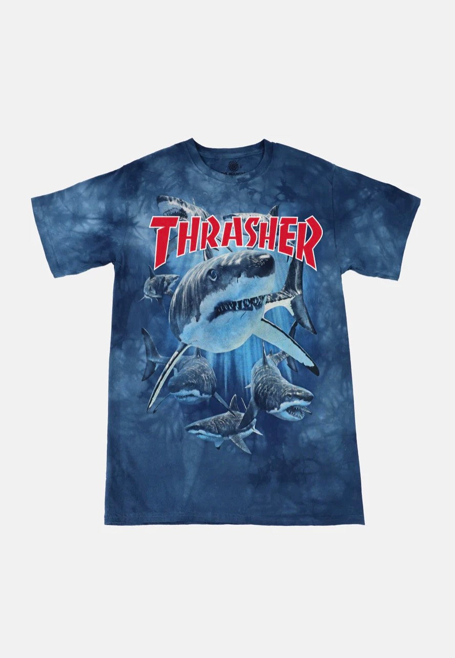 Thrasher x Mountain Gear - Shark Blue - T-Shirt | Men-Image