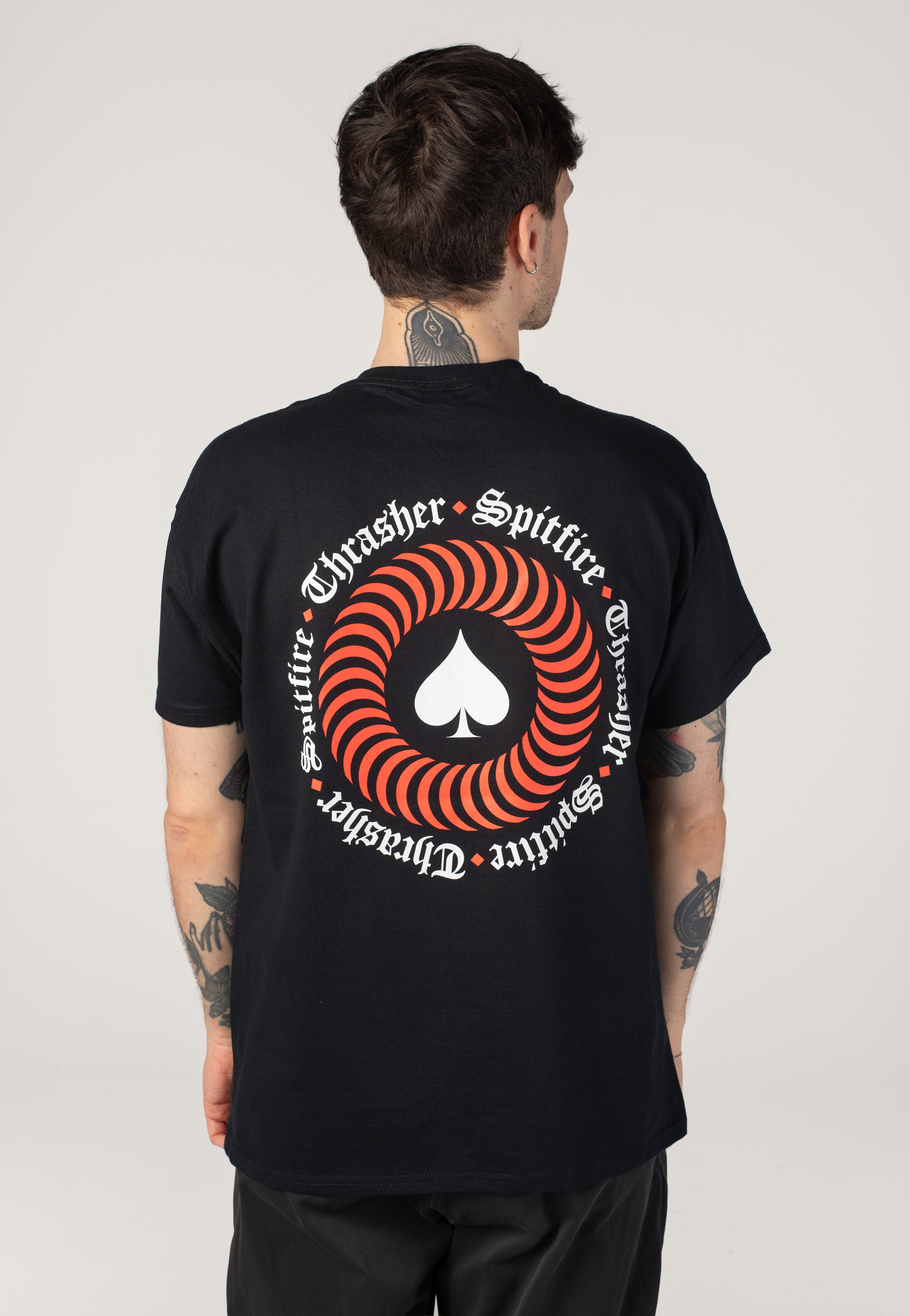 Thrasher Thrasher x Spitfire - The End Oath Black - T-Shirt