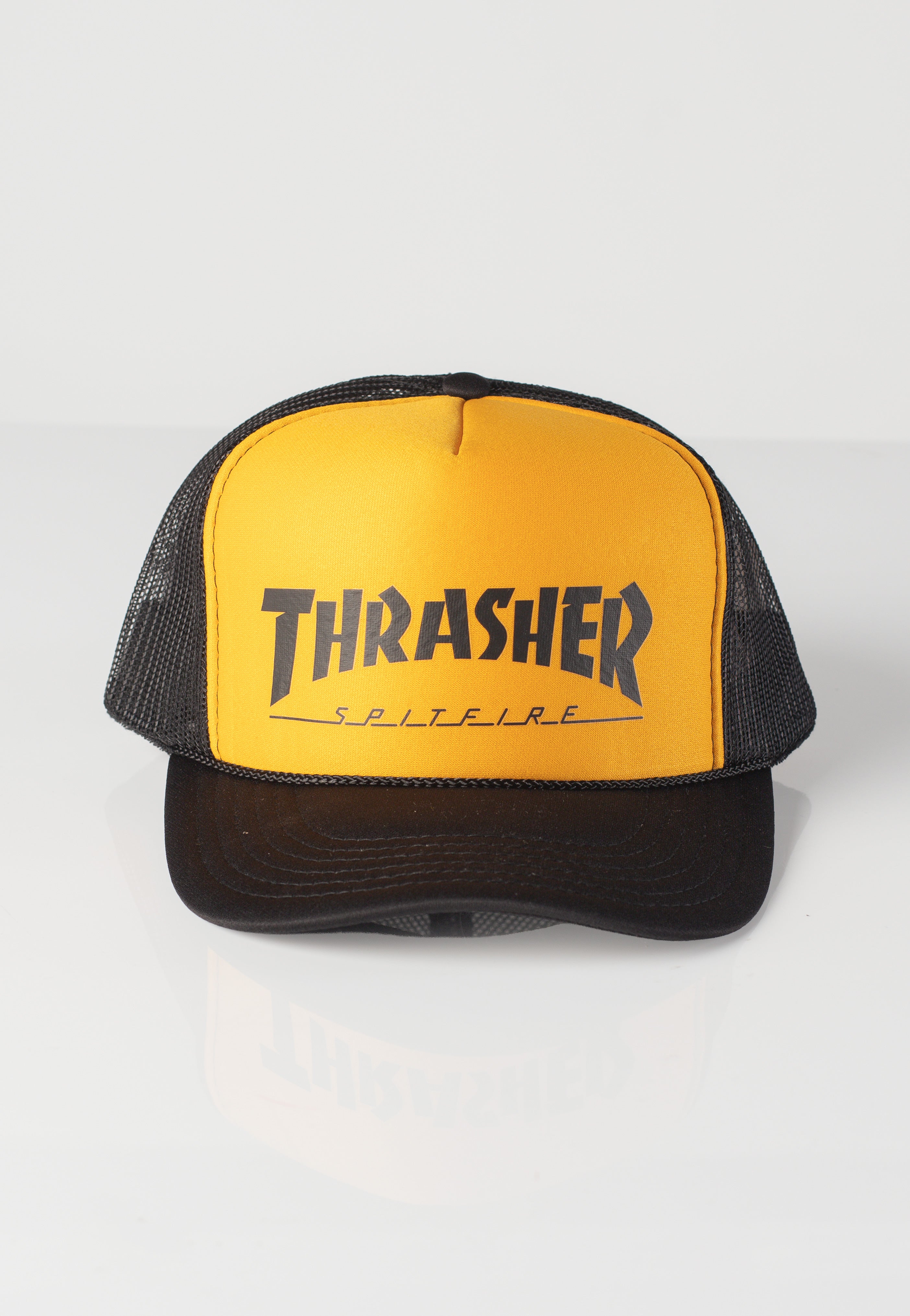 Thrasher x Spitfire - Trucker Black/Gold/Black - Cap | Women-Image
