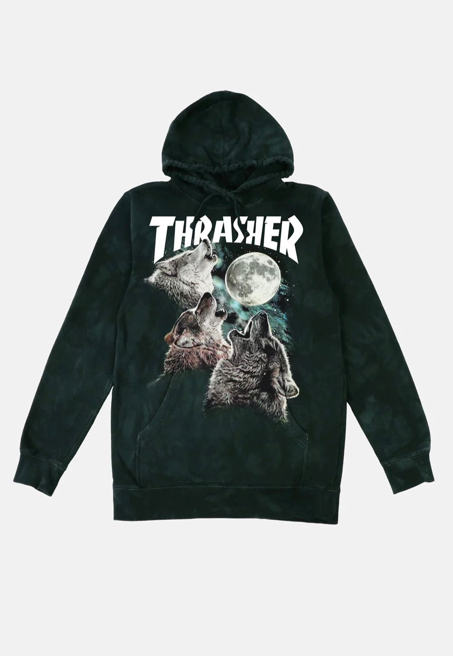 Thrasher x Mountain Gear - Wolves Black - Hoodie | Men-Image