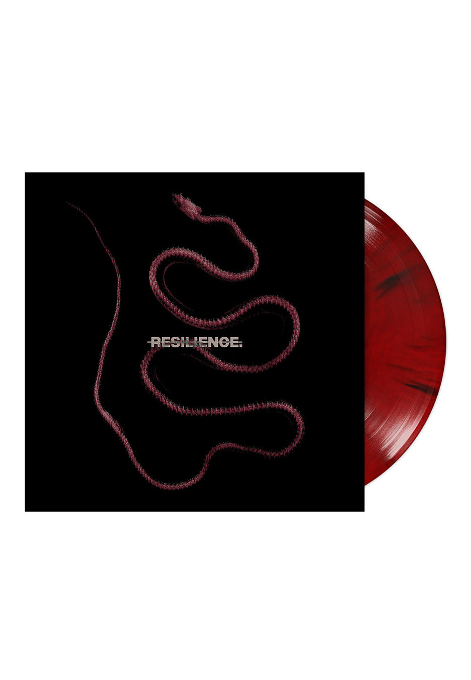 THROATCUT. - Resilience Red w/ Black - Marbled Vinyl | Neutral-Image