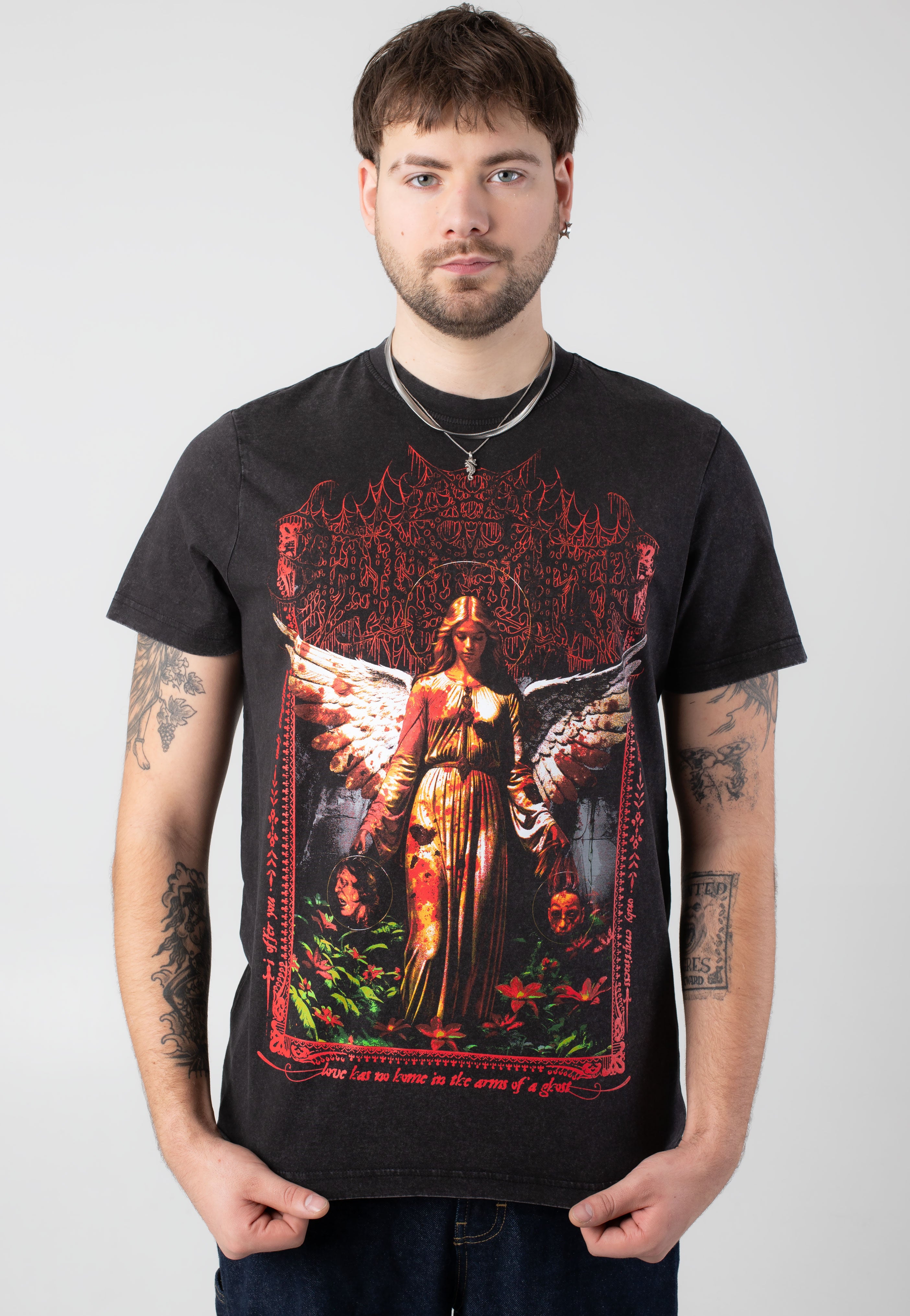 Thy Art Is Murder - Angel Acid Washed - T-Shirt | Men-Image