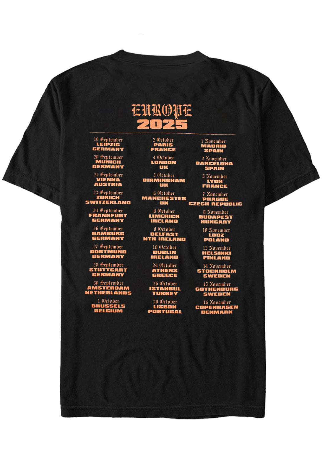 Thy Art Is Murder - Dragons Tour 2025 - T-Shirt | Neutral-Image