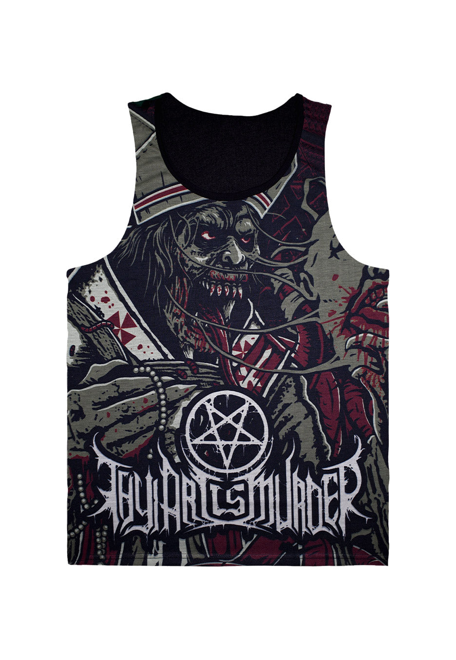 Thy Art Is Murder - Evil Pope Allover - Tank | Neutral-Image