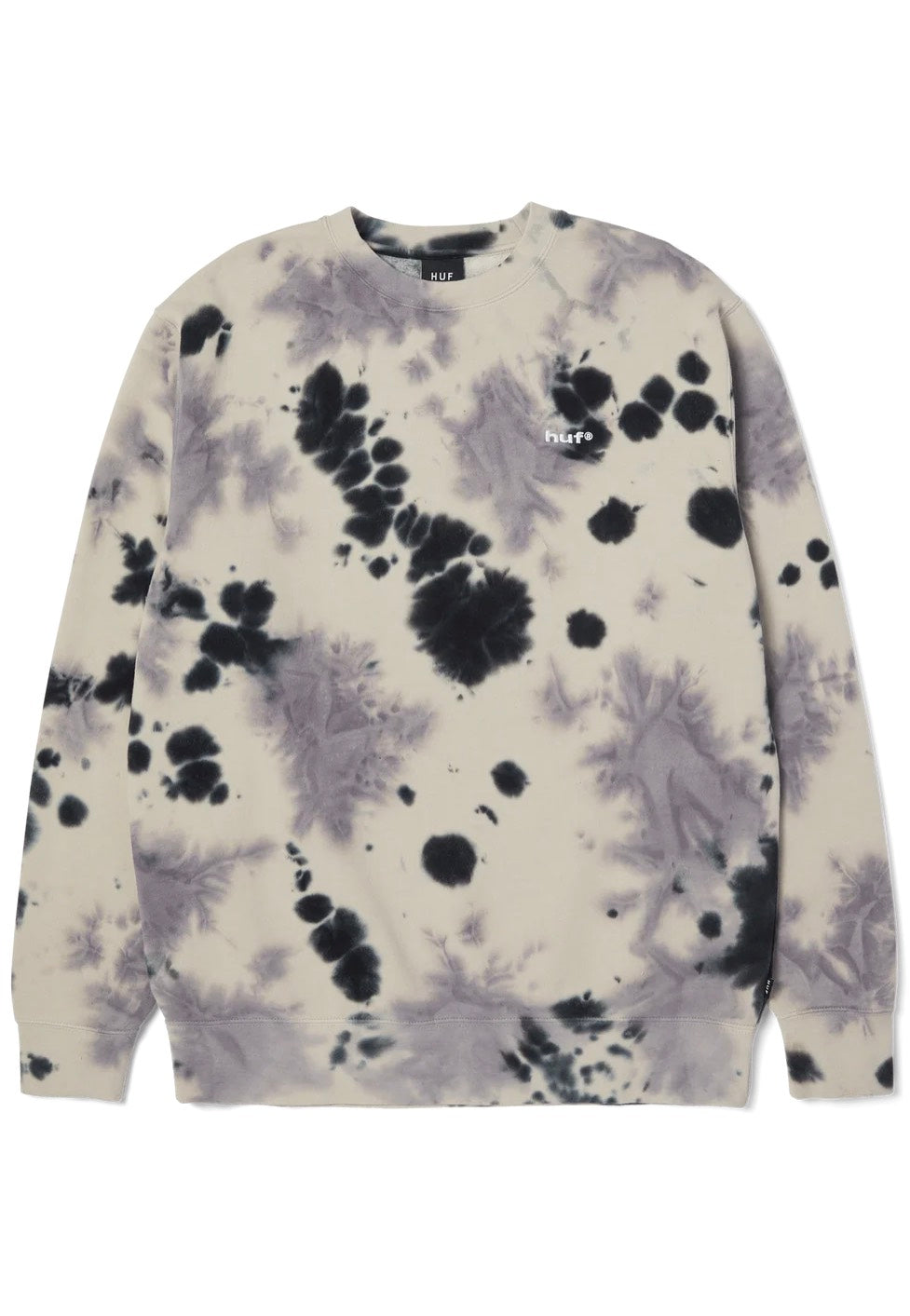 HUF - Tie Dye 89 Logo Crewneck Navy - Sweater | Men-Image