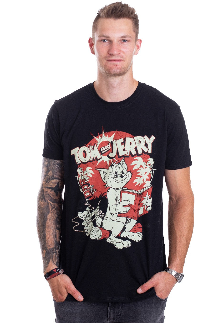 Tom And Jerry - Vintage Comic - T-Shirt | Men-Image