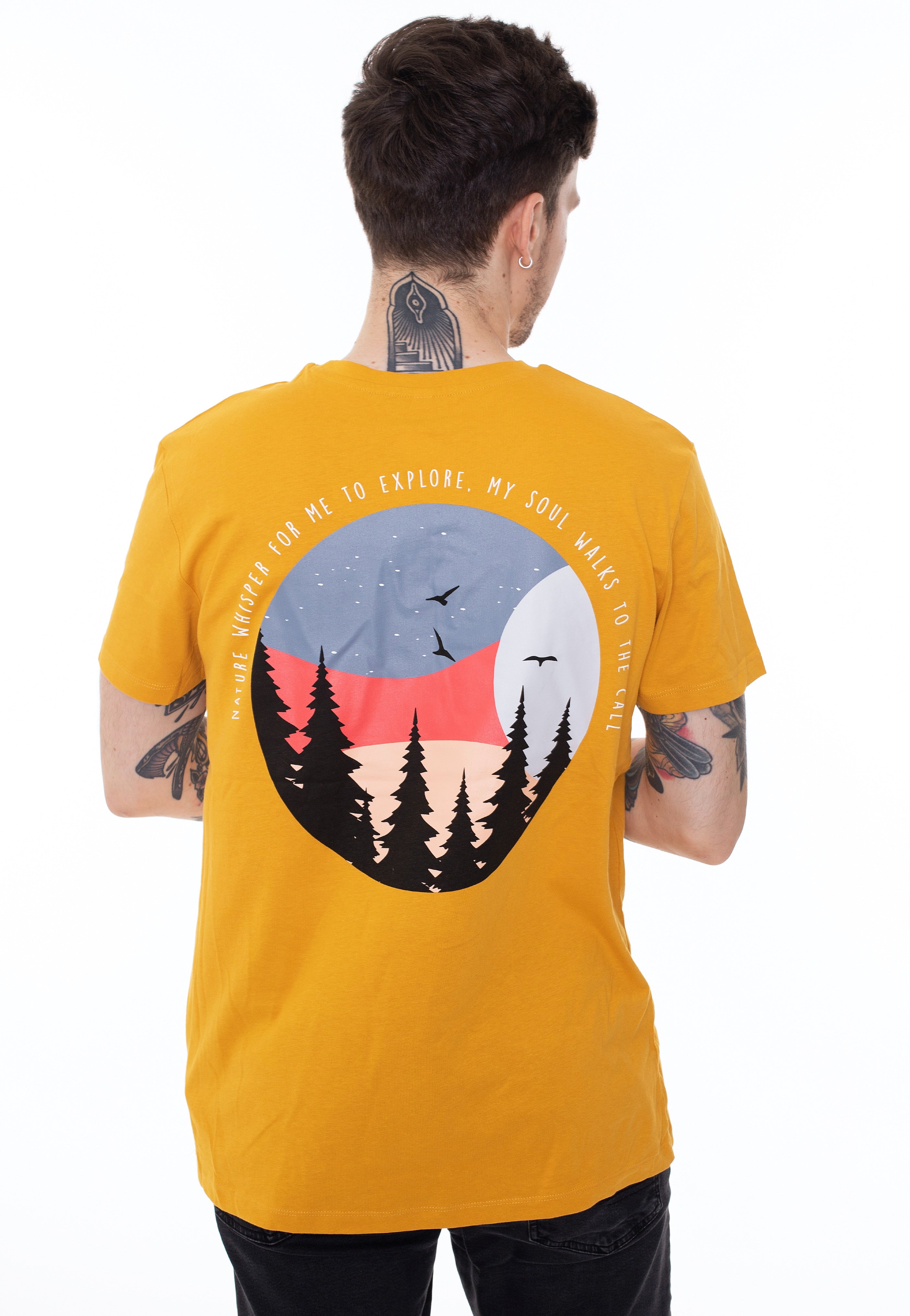 Tom Native - Trees Mustard - T-Shirt | Men-Image