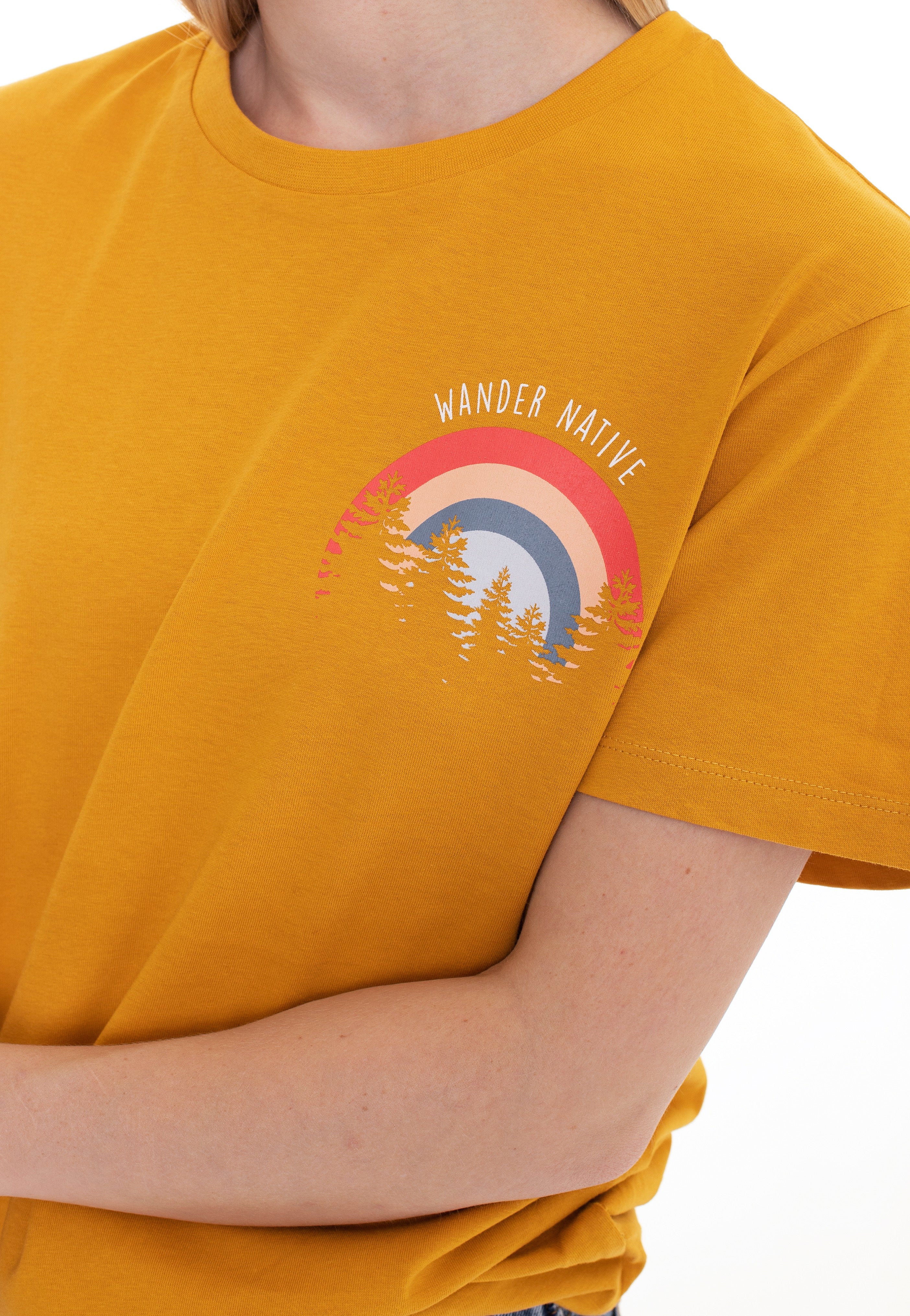Tom Native - Trees Mustard - T-Shirt | Women-Image