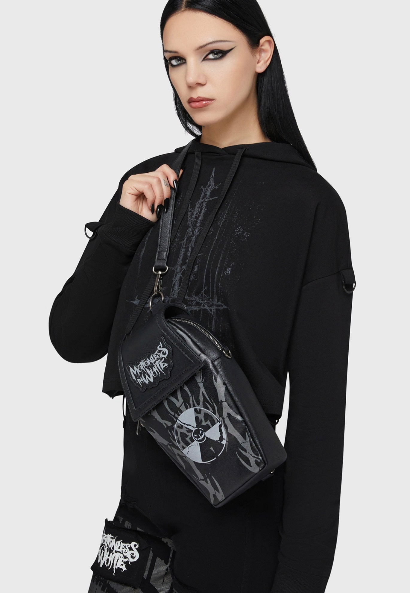 Killstar x Motionless In White - Toxic Coffin Belt Black - Bag | Neutral-Image