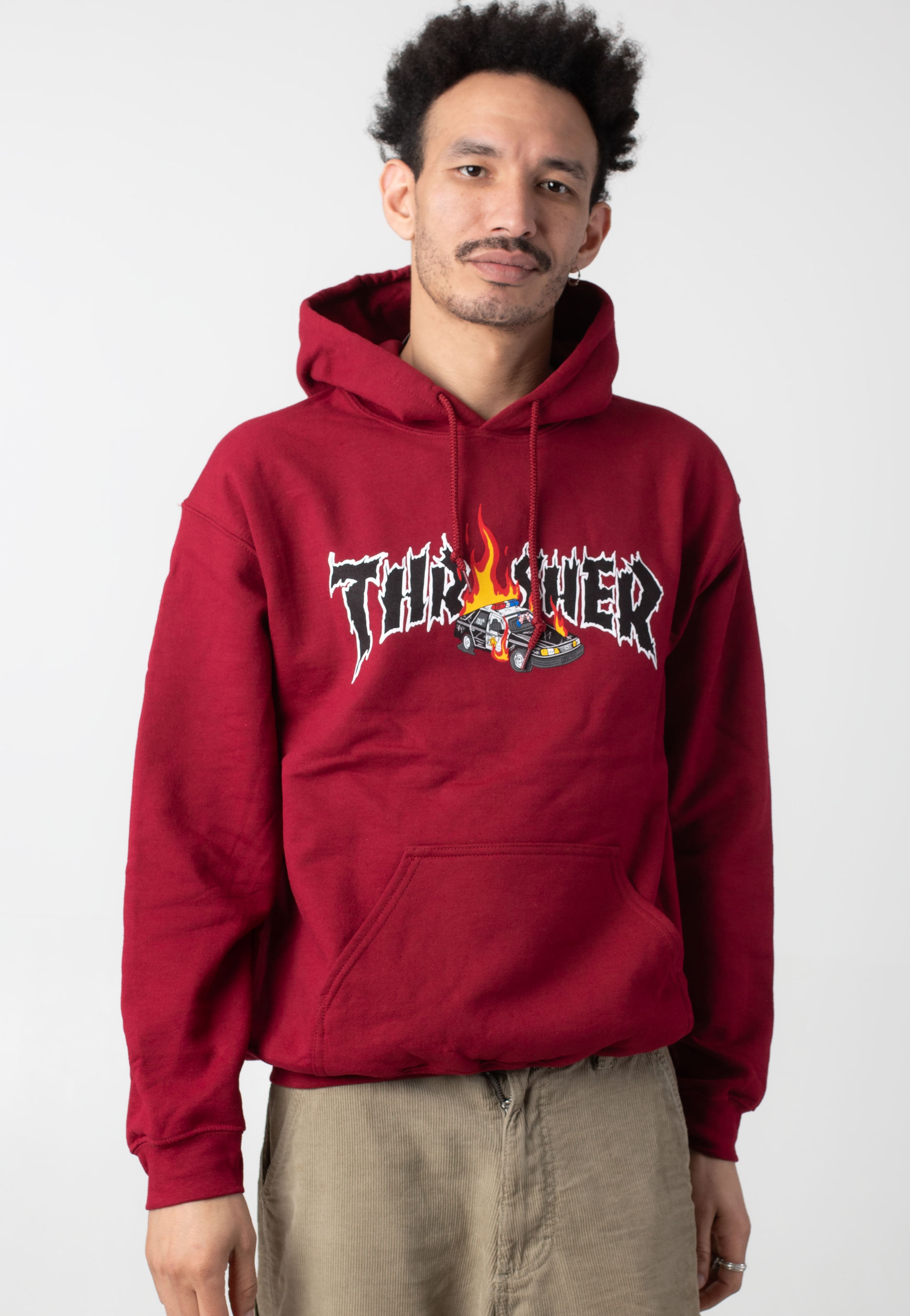 Thrasher - Cop Car Maroon - Hoodie | Men-Image