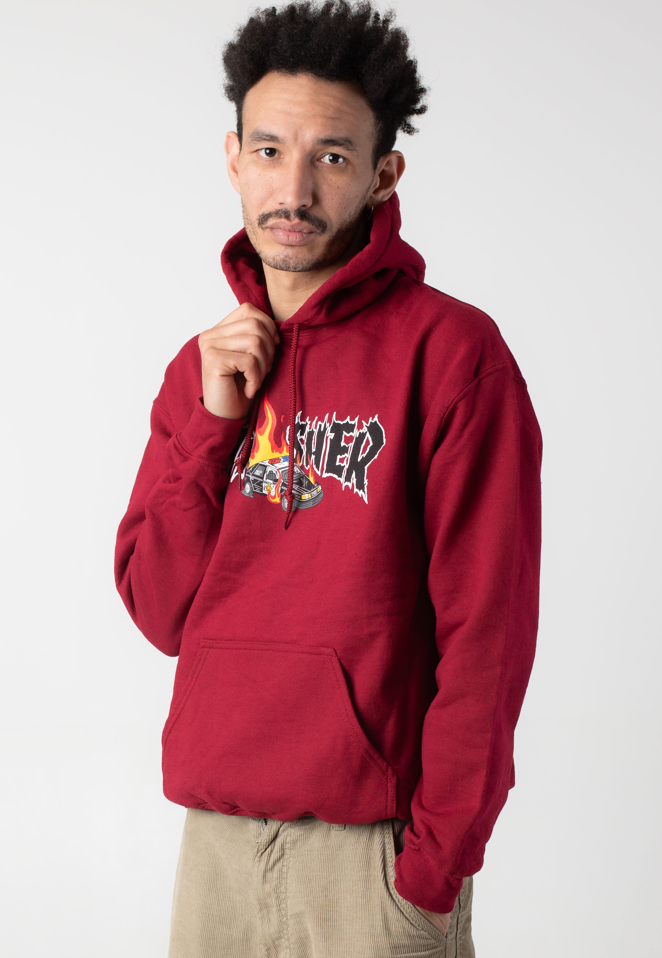 Thrasher - Cop Car Maroon - Hoodie | Men-Image