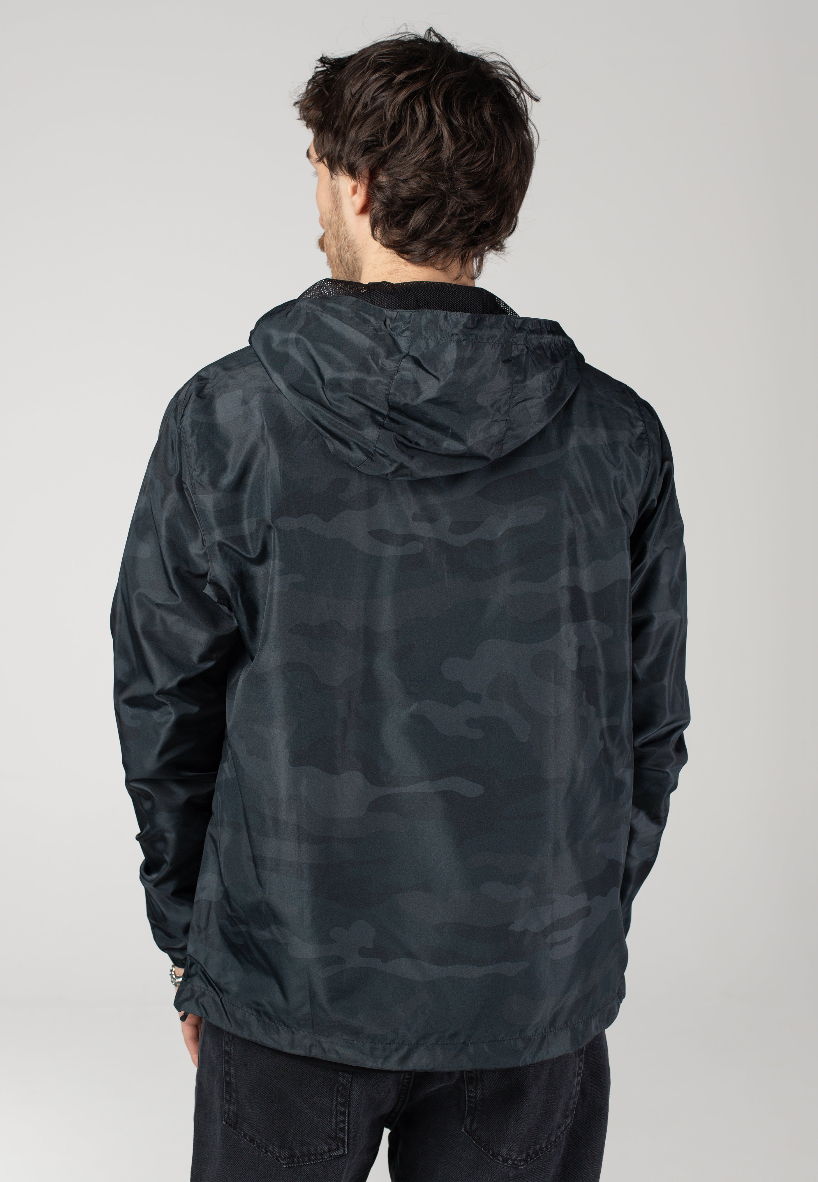 Thrasher x Spitfire - Thrash & Burn Anorak Black/Camo - Jacket | Women-Image