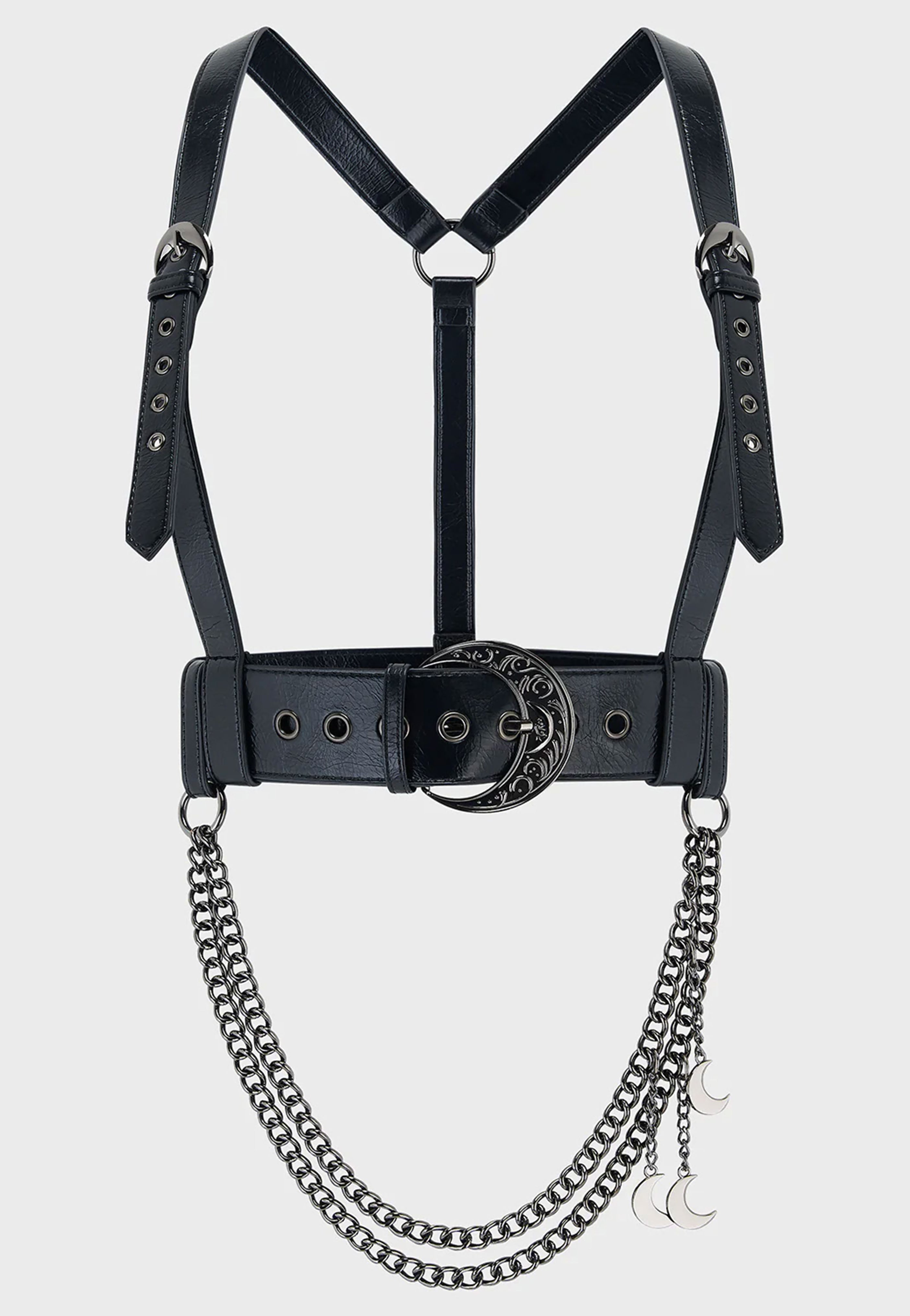 Killstar - Lovers Eclipse Black/Silver - Harness | Neutral-Image