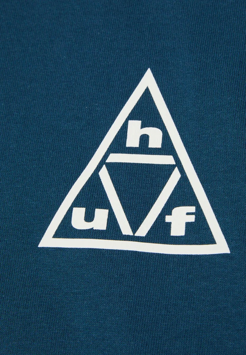 HUF - Triple Triangle Harbor Blue/White - T-Shirt | Men-Image
