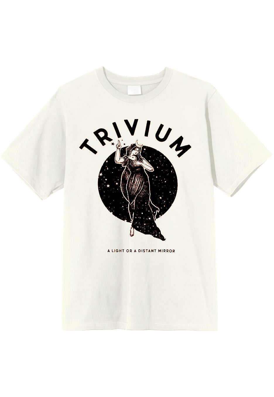 Trivium Moon Goddess Natural Camiseta | Neutral-Image