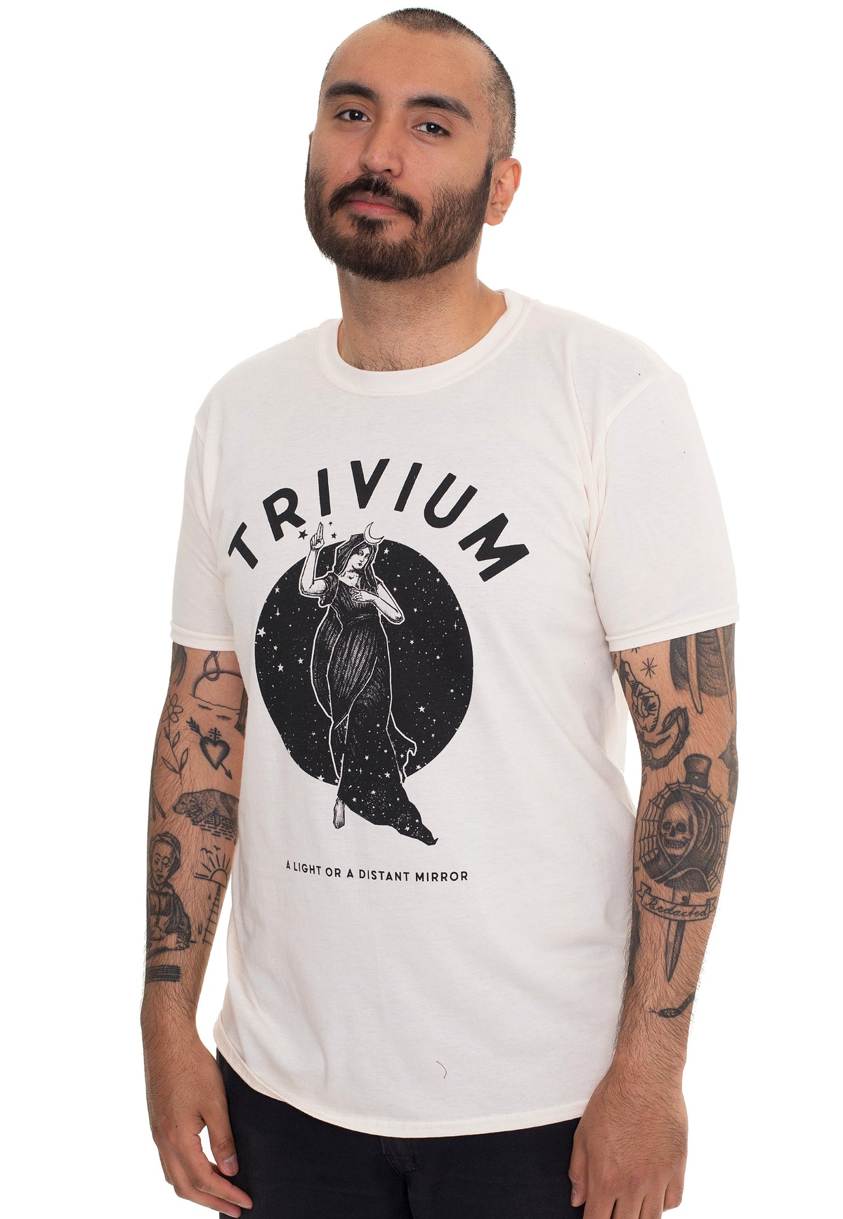 Trivium Moon Goddess Natural Camiseta | Men-Image