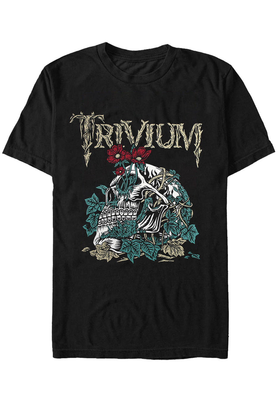 Trivium Skelly Flower - T-Shirt | Impericon