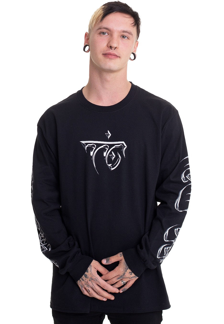Trophy Eyes - Chrome Logo - Longsleeve | Men-Image