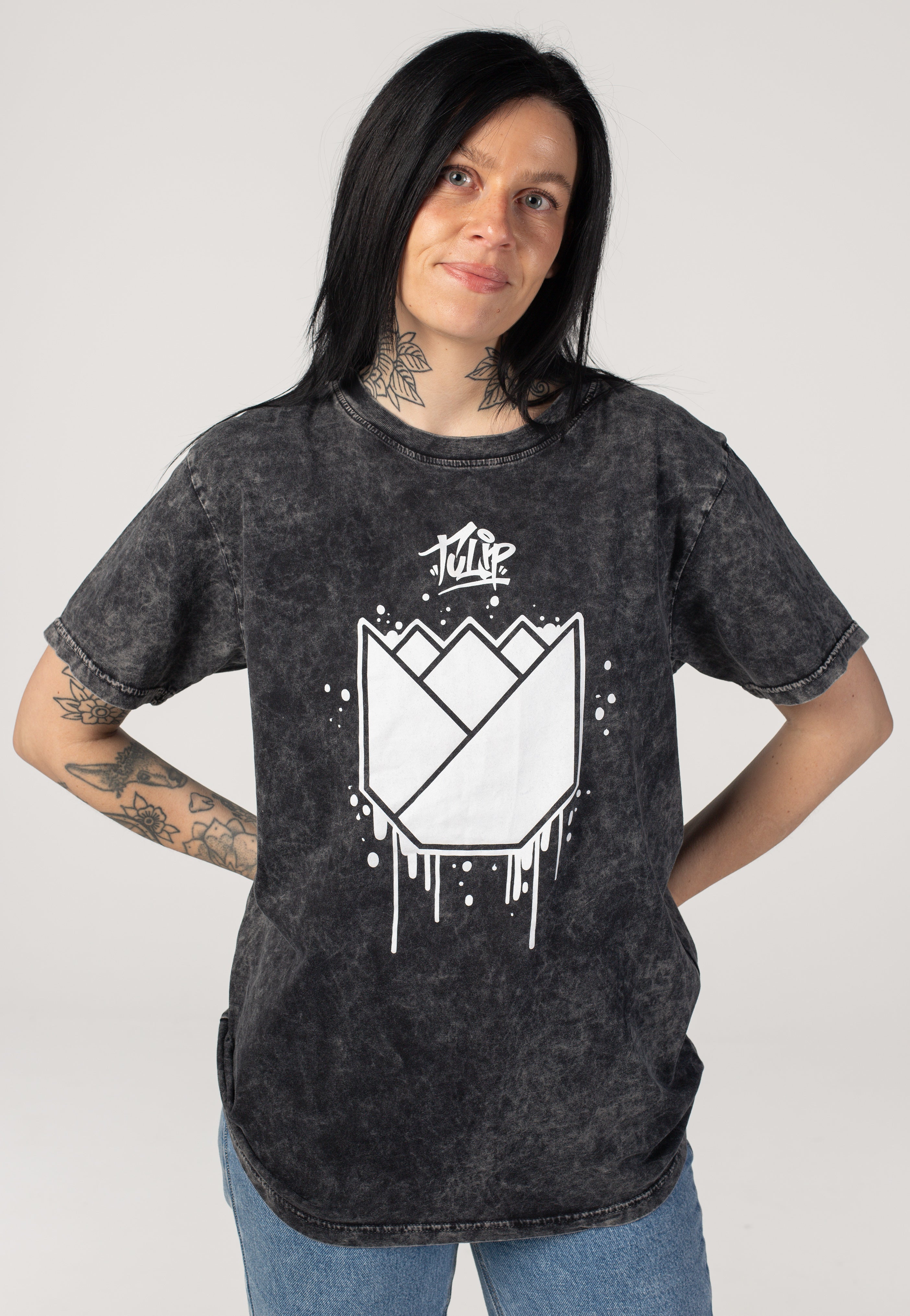 Tulip - Acid Wash - T-Shirt | Women-Image
