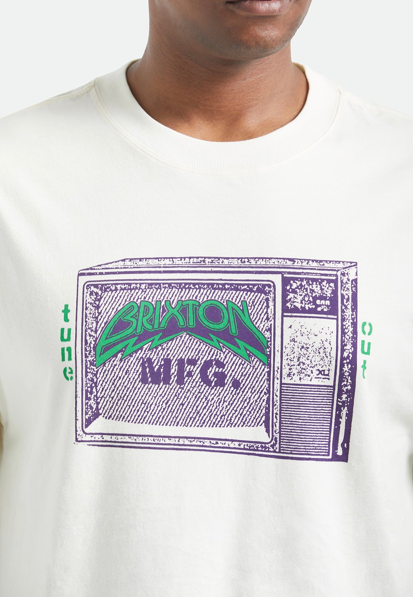Brixton - Tune Out Cream - T-Shirt | Men-Image