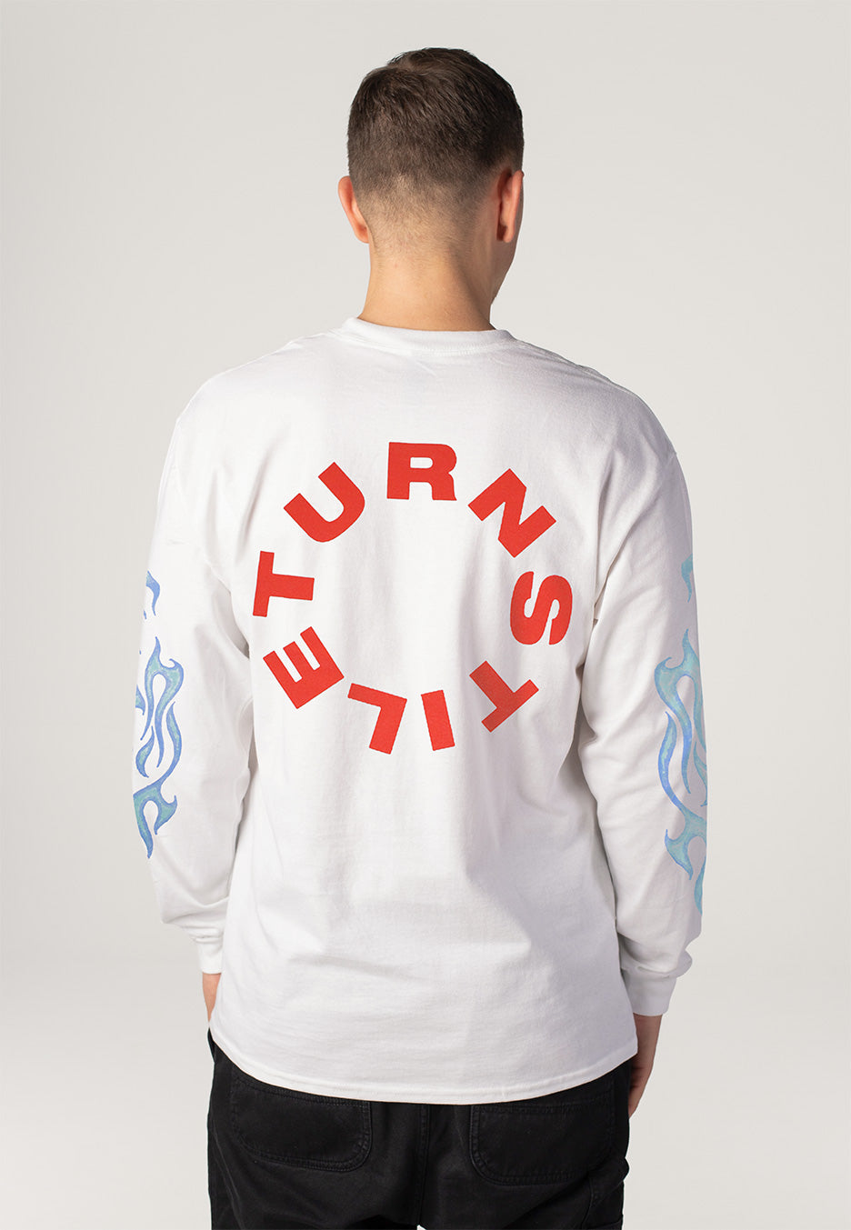 Turnstile - Flame White - Longsleeve | Men-Image