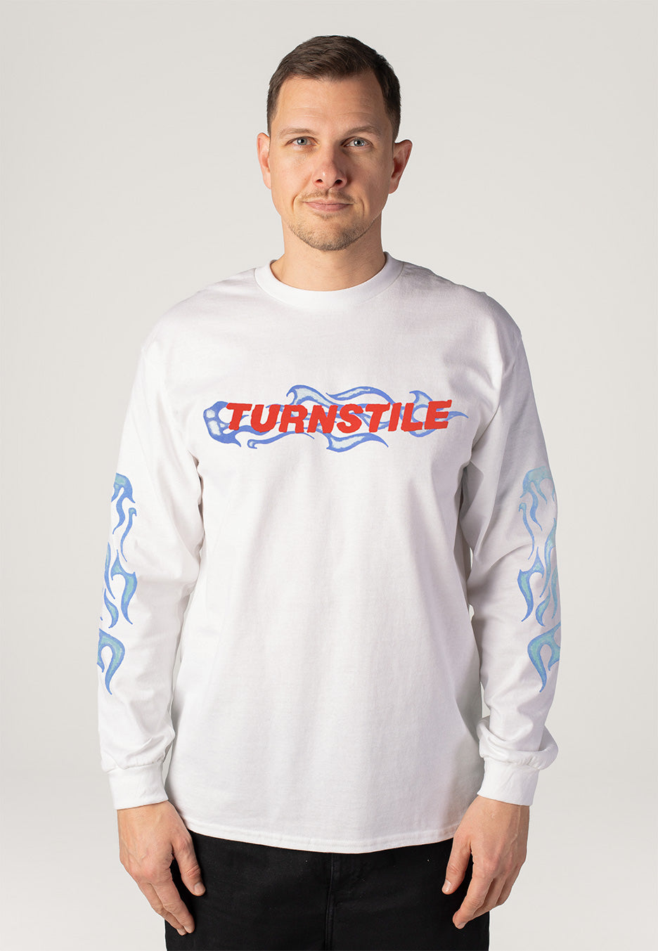 Turnstile - Flame White - Longsleeve | Men-Image