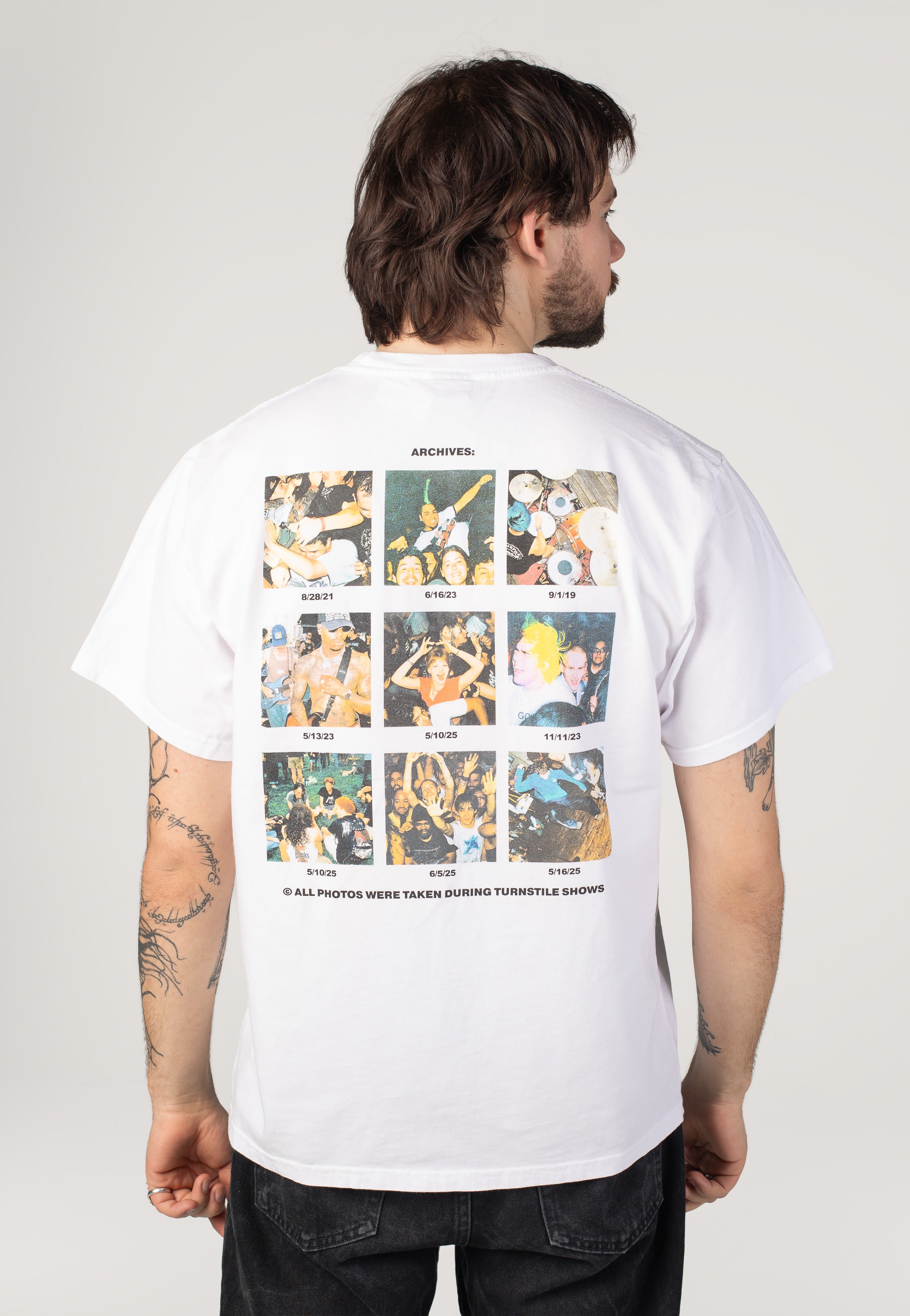 Turnstile Live Archive White - T-Shirt | Impericon