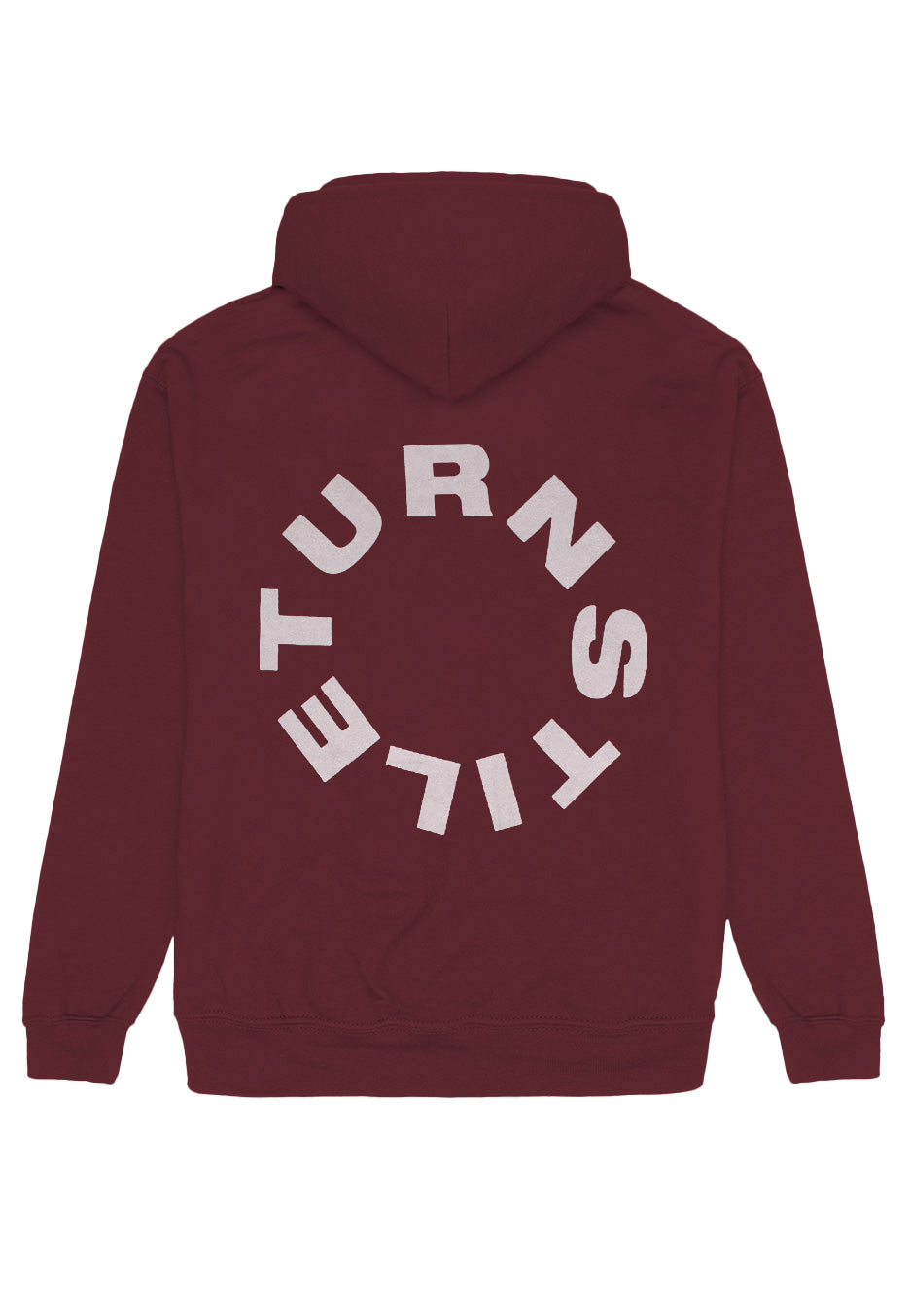 Turnstile - Never Enough Maroon - Hoodie | Neutral-Image