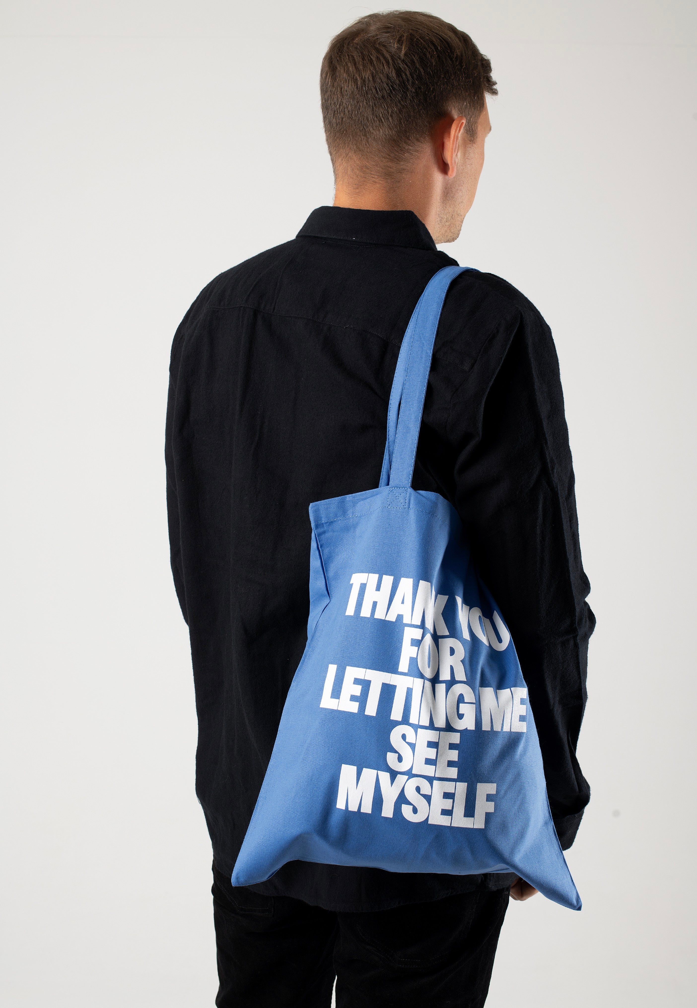 Turnstile - Thank You Cornflower Blue - Tote Bag | Neutral-Image