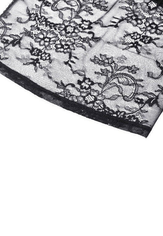 Dark In Love - Gothic Romantic Lace Flare Sleeve - Top | Women-Image