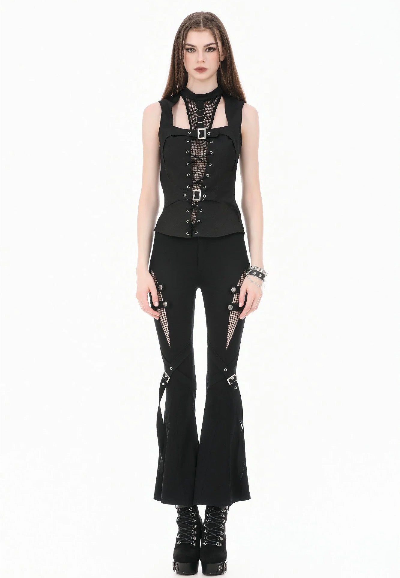 Dark In Love Iron Covenant Punk Dark Wear Top | Women-Image