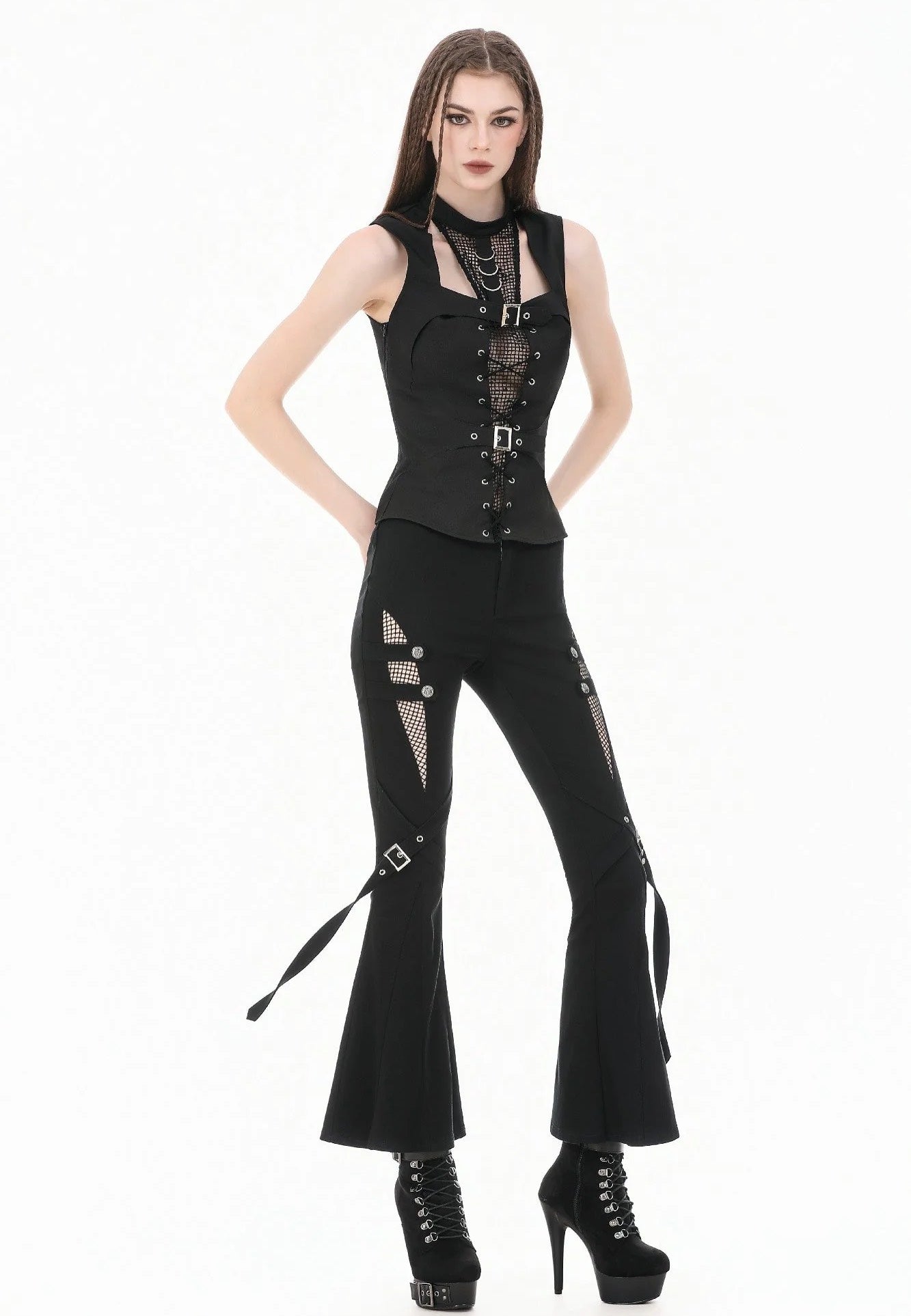 Dark In Love Iron Covenant Punk Dark Wear Top | Women-Image