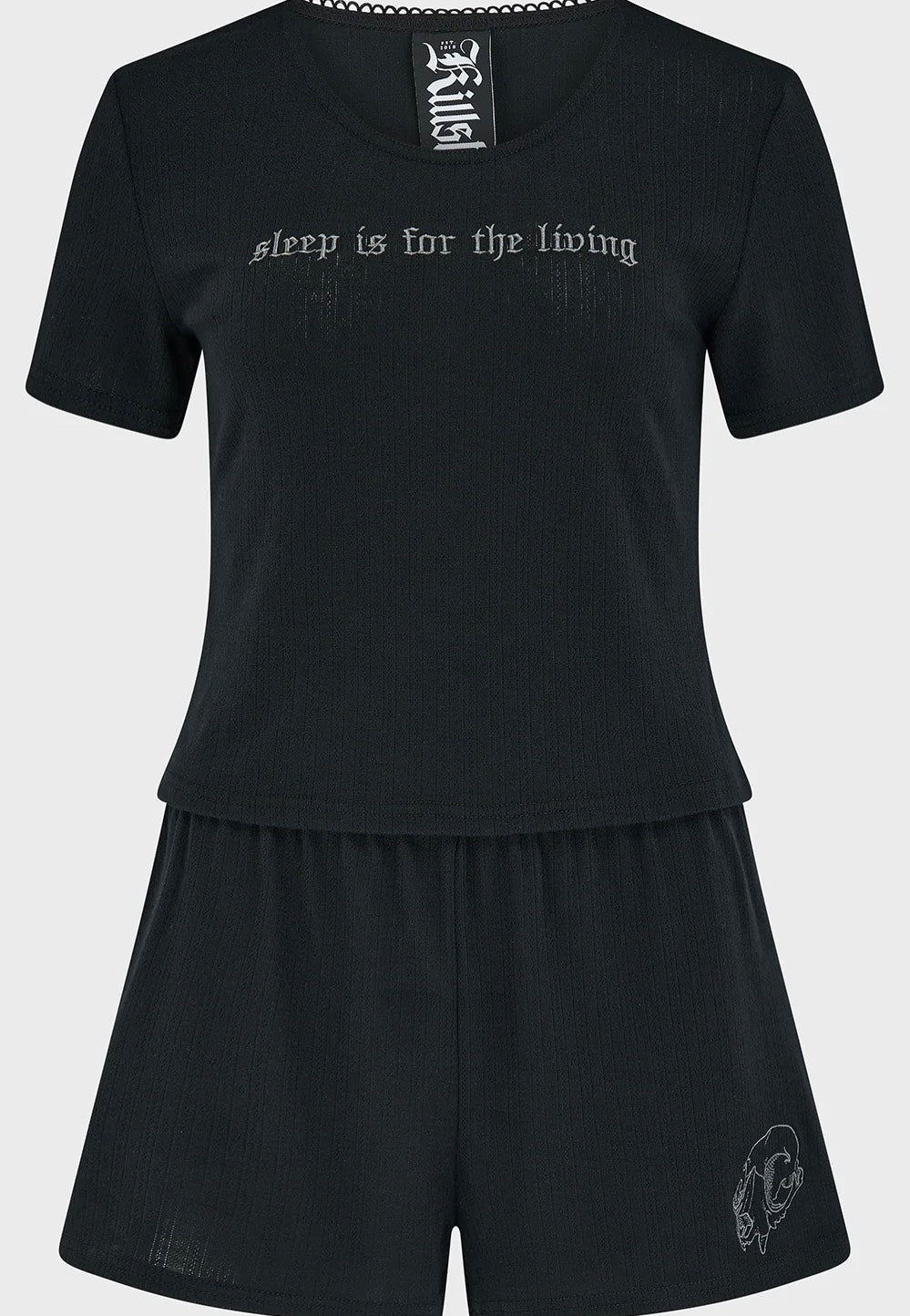 Killstar - Twilight Threads 3 Piece Set Black - Sleepwear | Women-Image