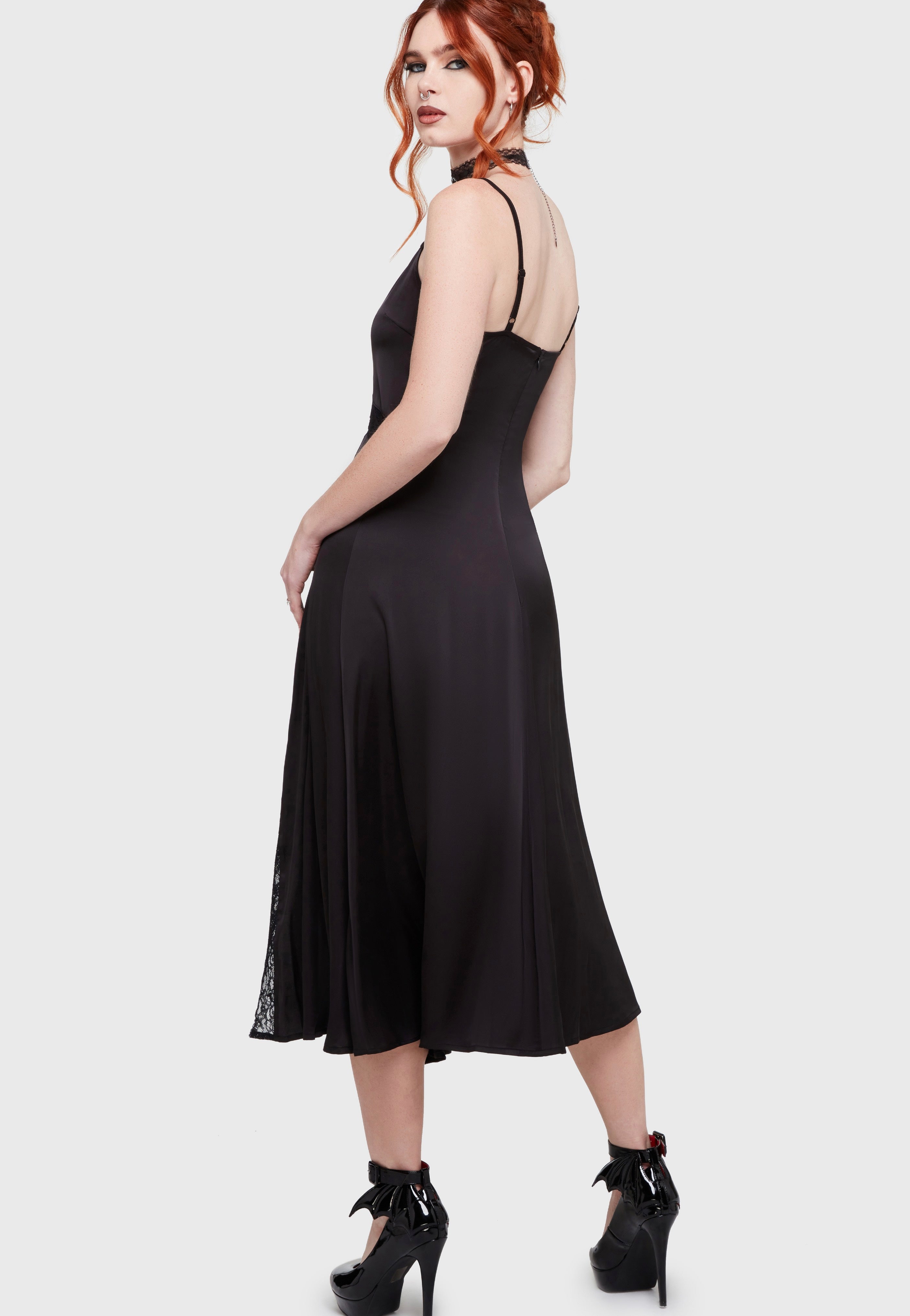 Killstar - Twilight Waltz Midi Black - Dress | Women-Image