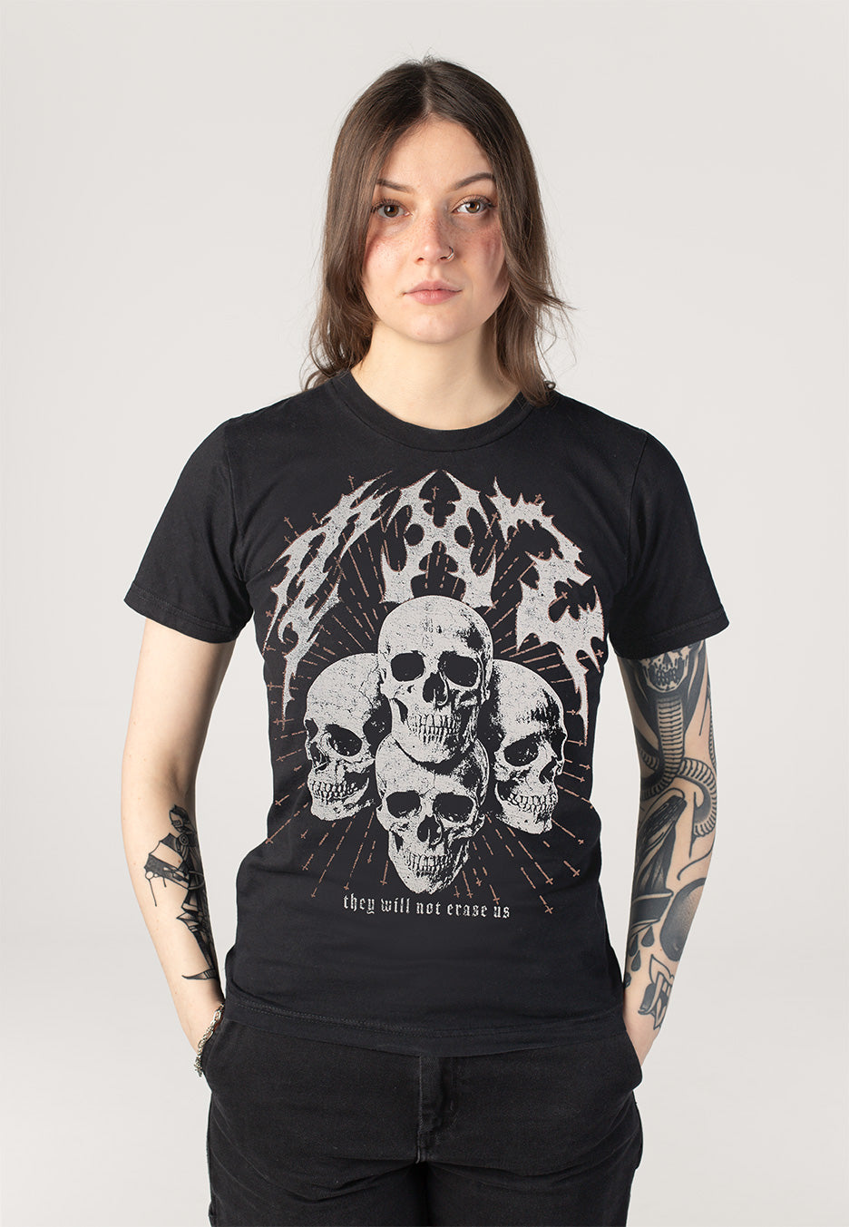 TX2 Skull T-Shirt | Women-Image