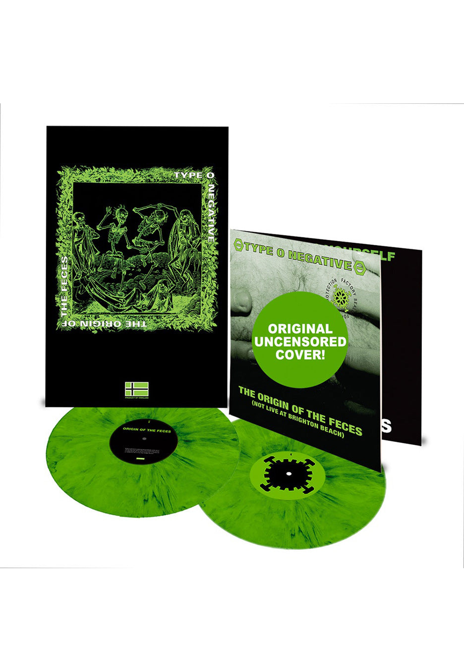 Type O Negative - The Origin Of Feces Green/Black - Colored 2 Vinyl | Neutral-Image