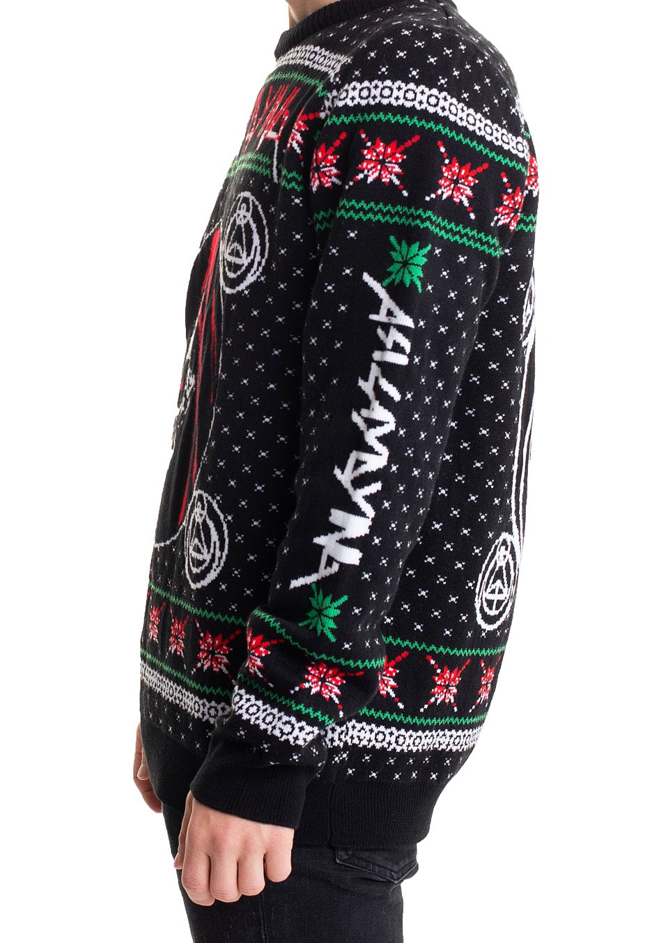 As I Lay Dying Shaped By Fire Limited Winter Knit Pullover | Men-Image
