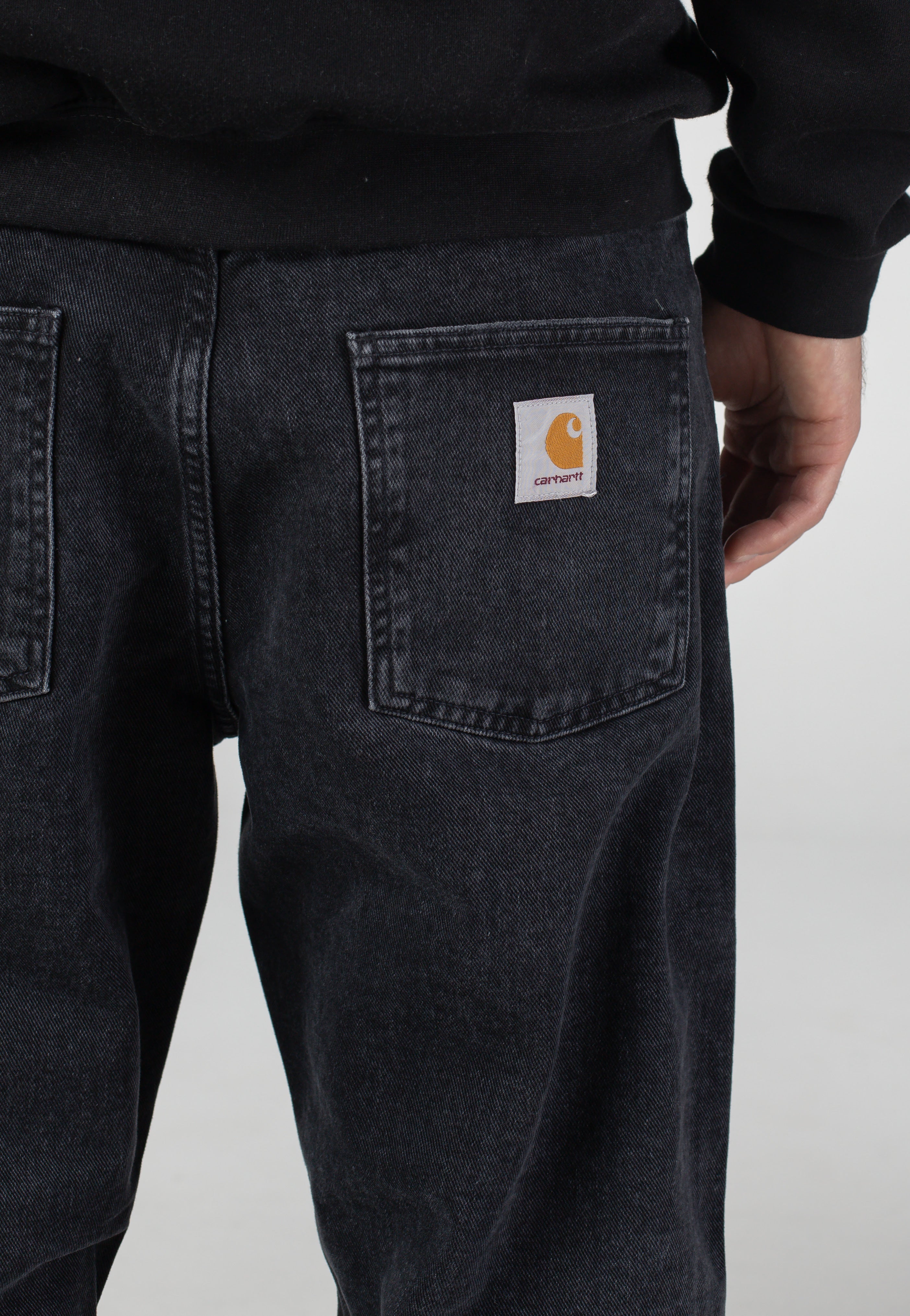 Carhartt WIP - Newel Black Stone Washed - Jeans | Men-Image