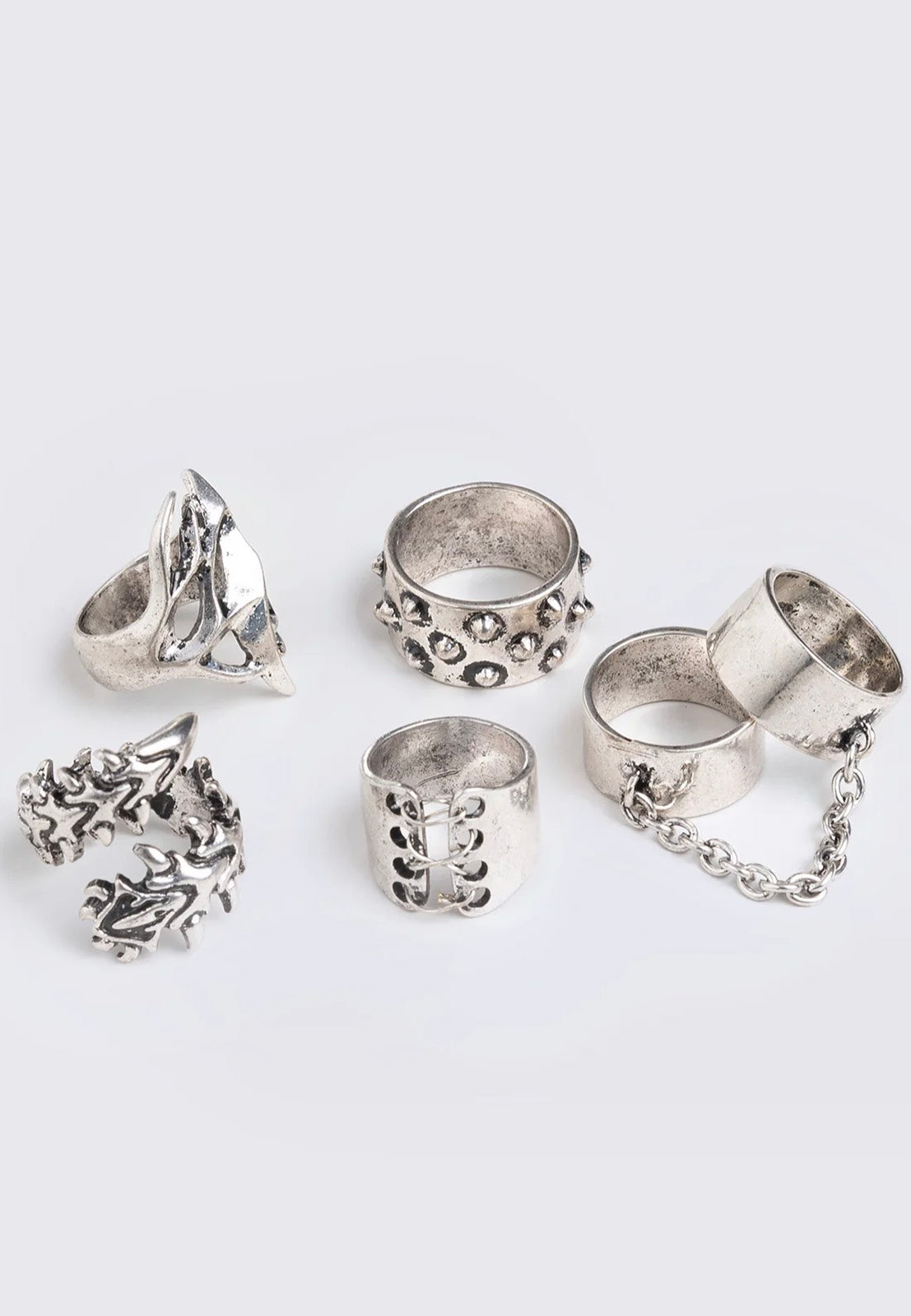 Minga London - Unbreakable Silver - Ring Set | Neutral-Image