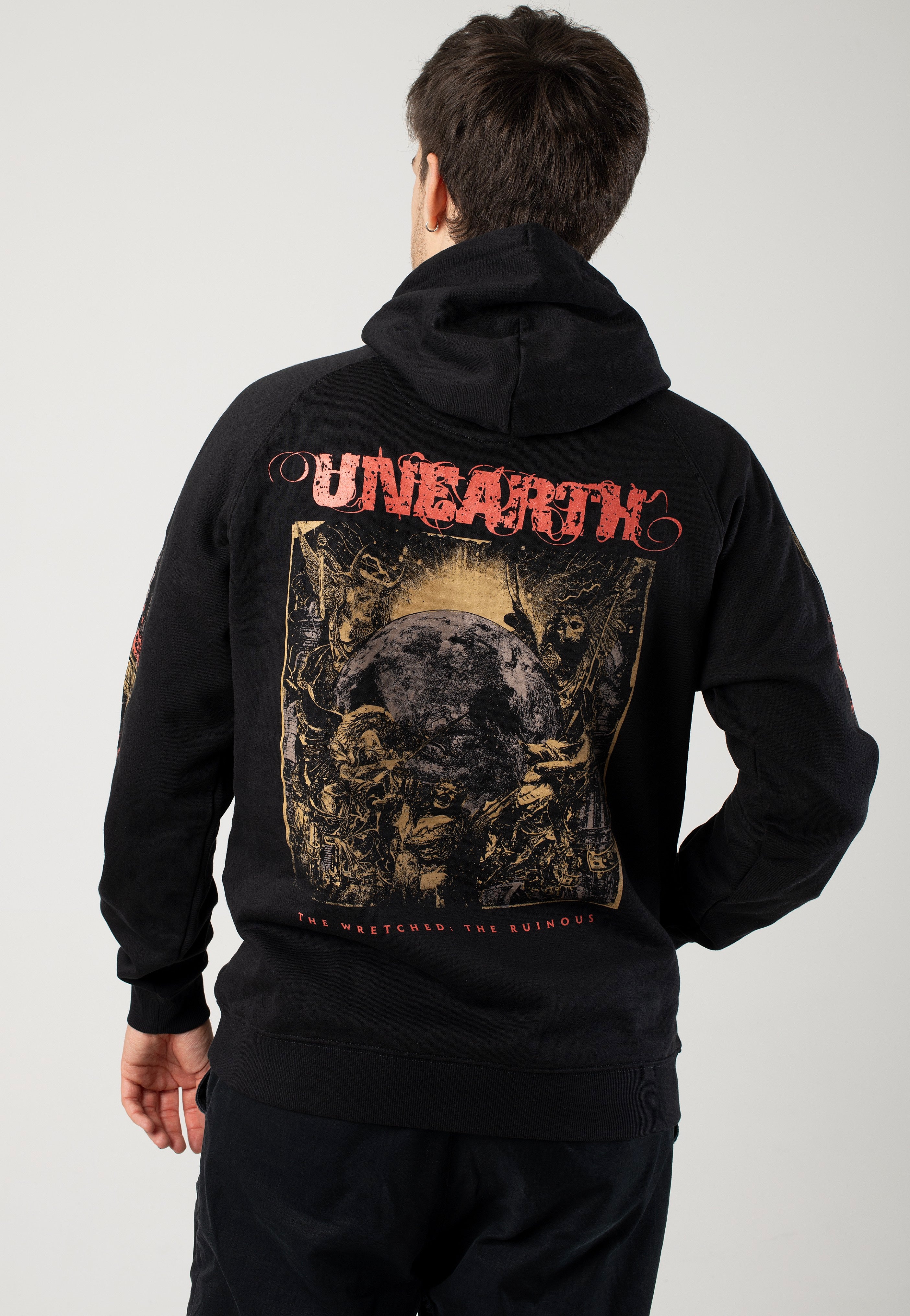 Unearth - The Wretched The Ruinous Album Cover - Hoodie | Men-Image