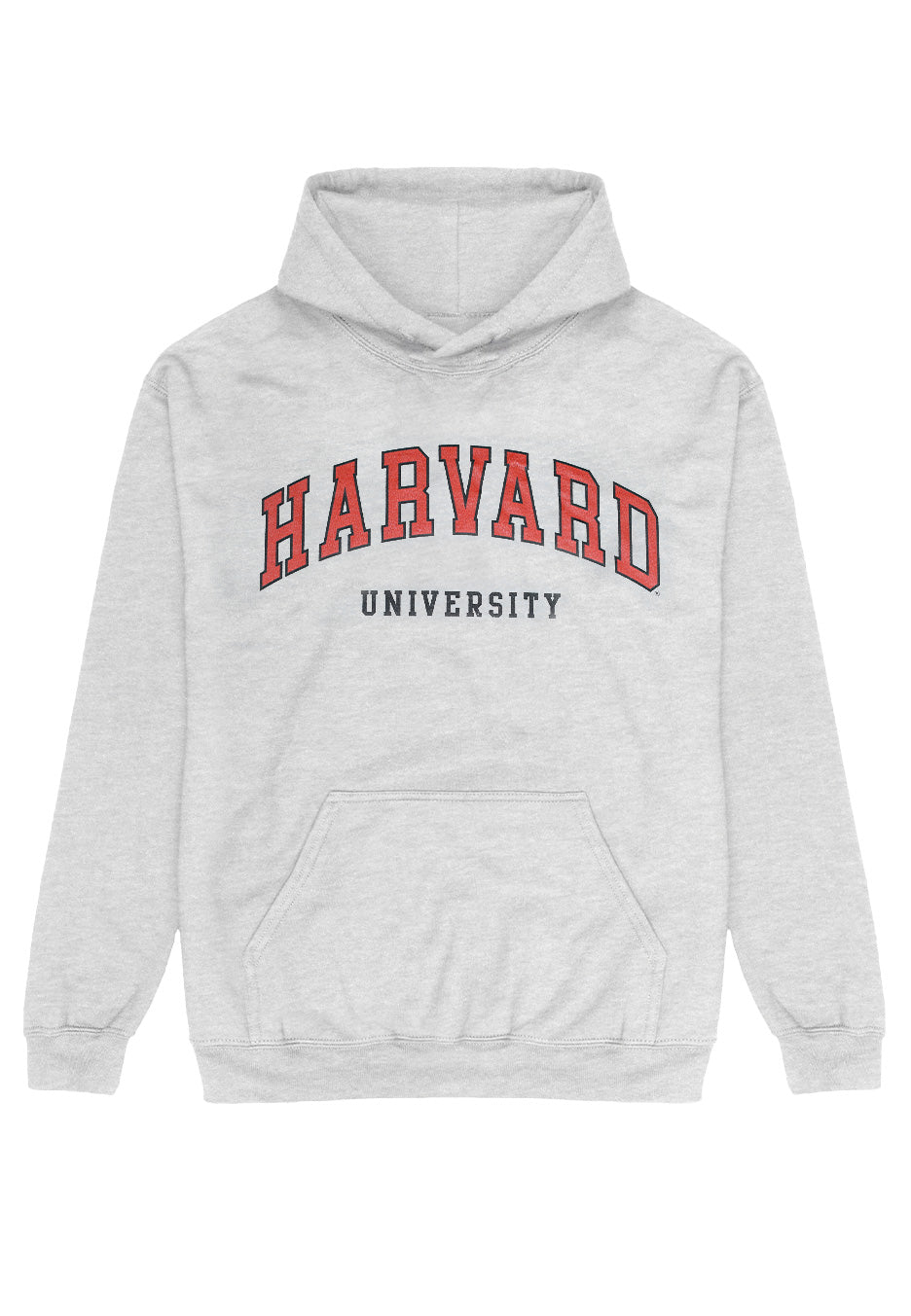Universities - Harvard University Script Heather Grey - Hoodie | Neutral-Image