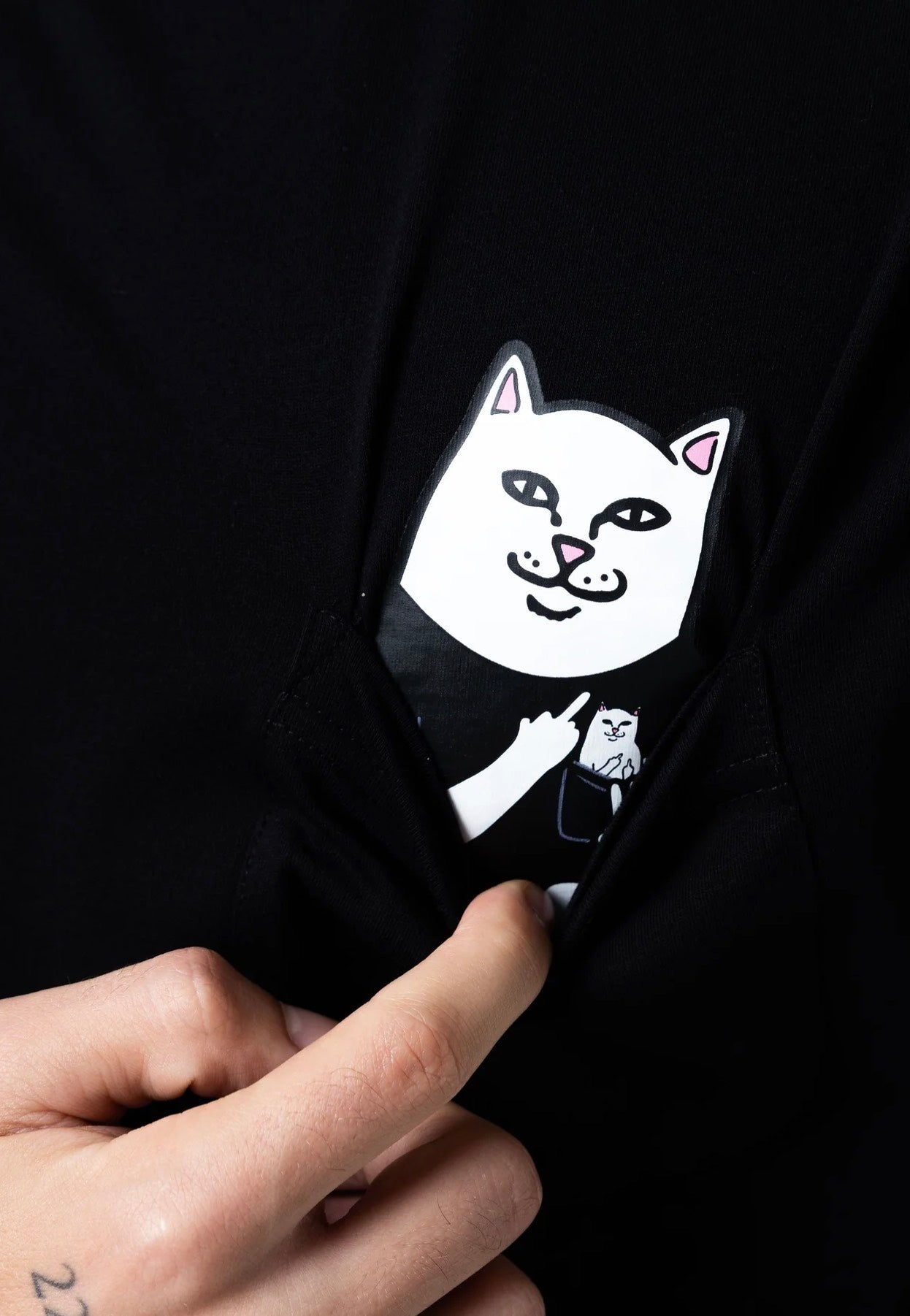RIPNDIP - Incepted Pocket Black - T-Shirt | Men-Image