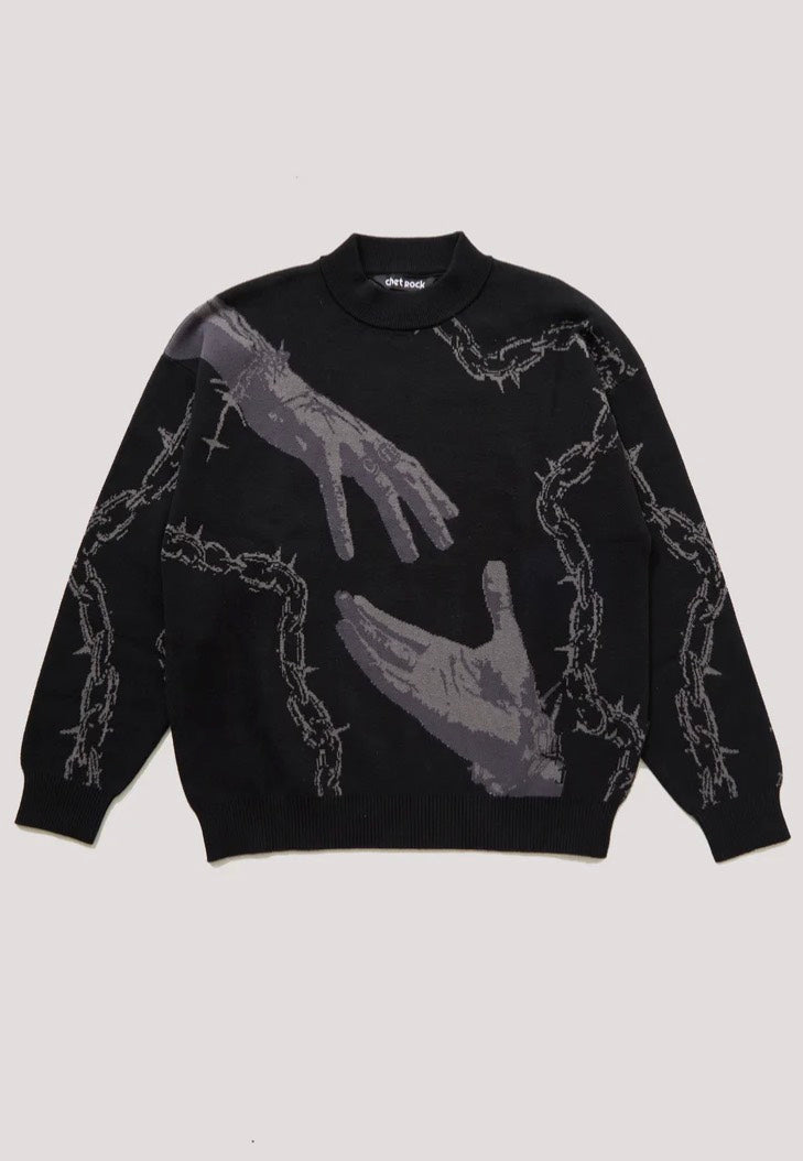 Chet Rock - Break Free Hand Black - Pullover | Men-Image
