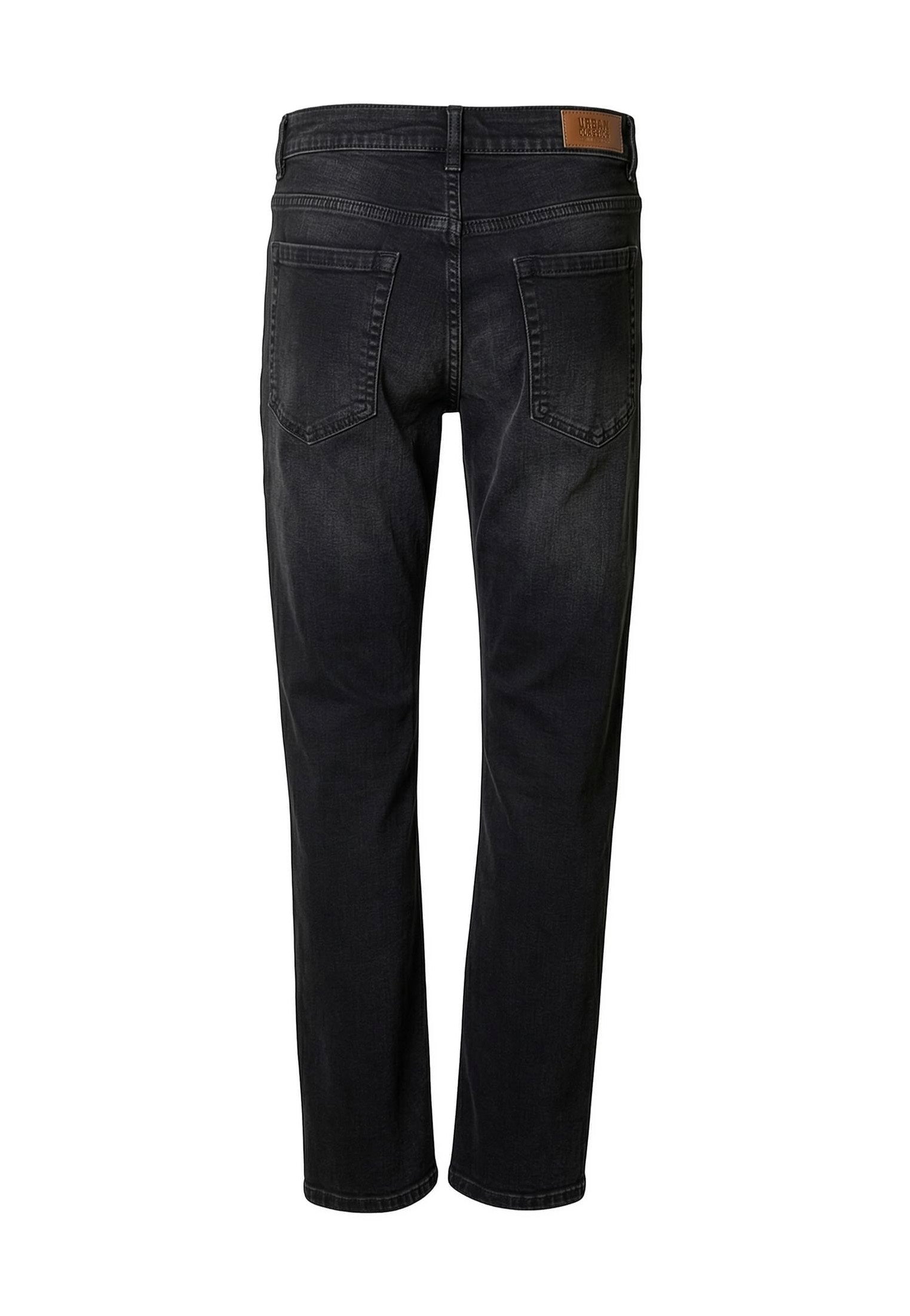 Urban Classics - Basic Slim Black Washed - Jeans | Men-Image