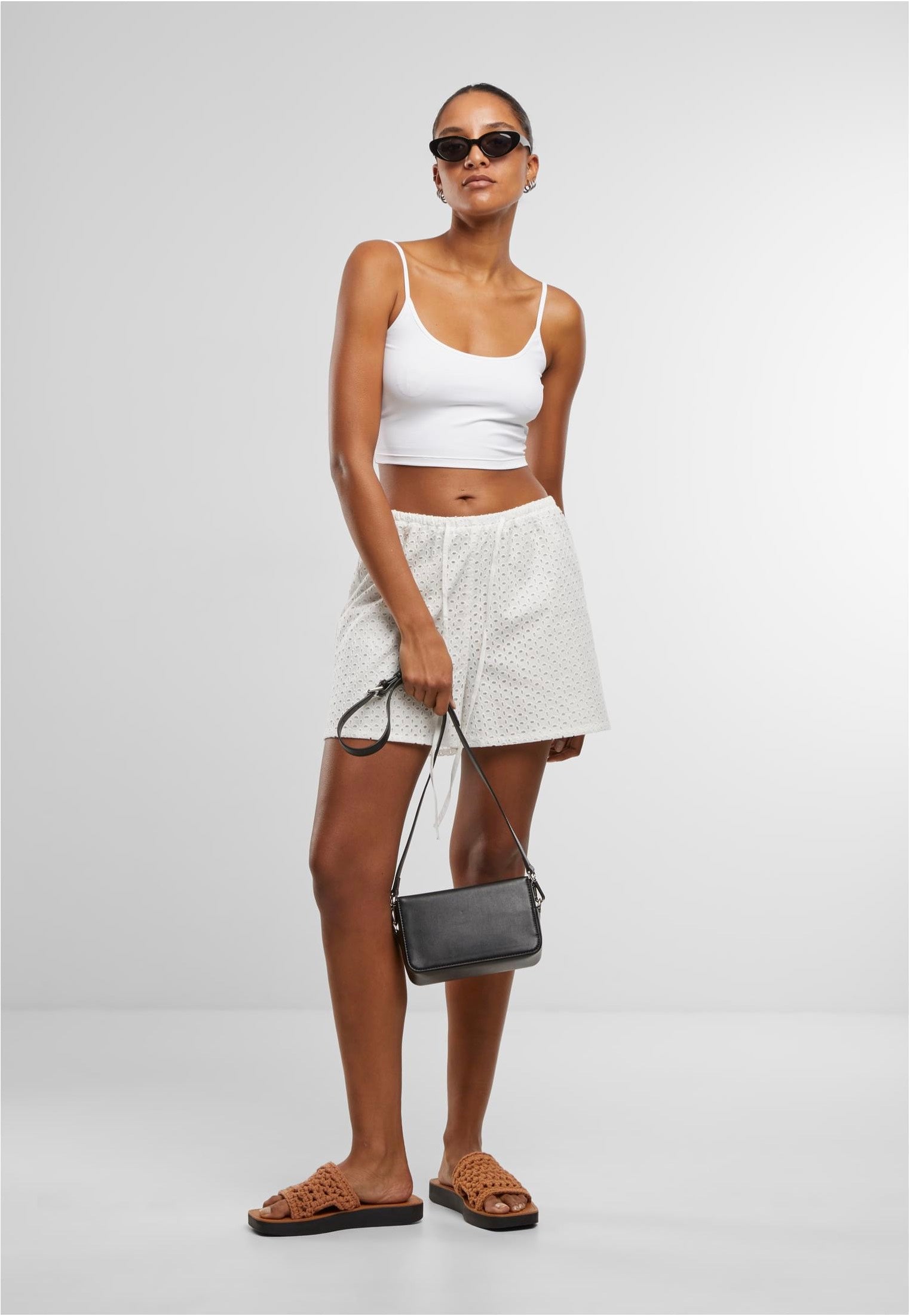 Urban Classics - Basic Top Low Back Neckline White - Tank | Women-Image